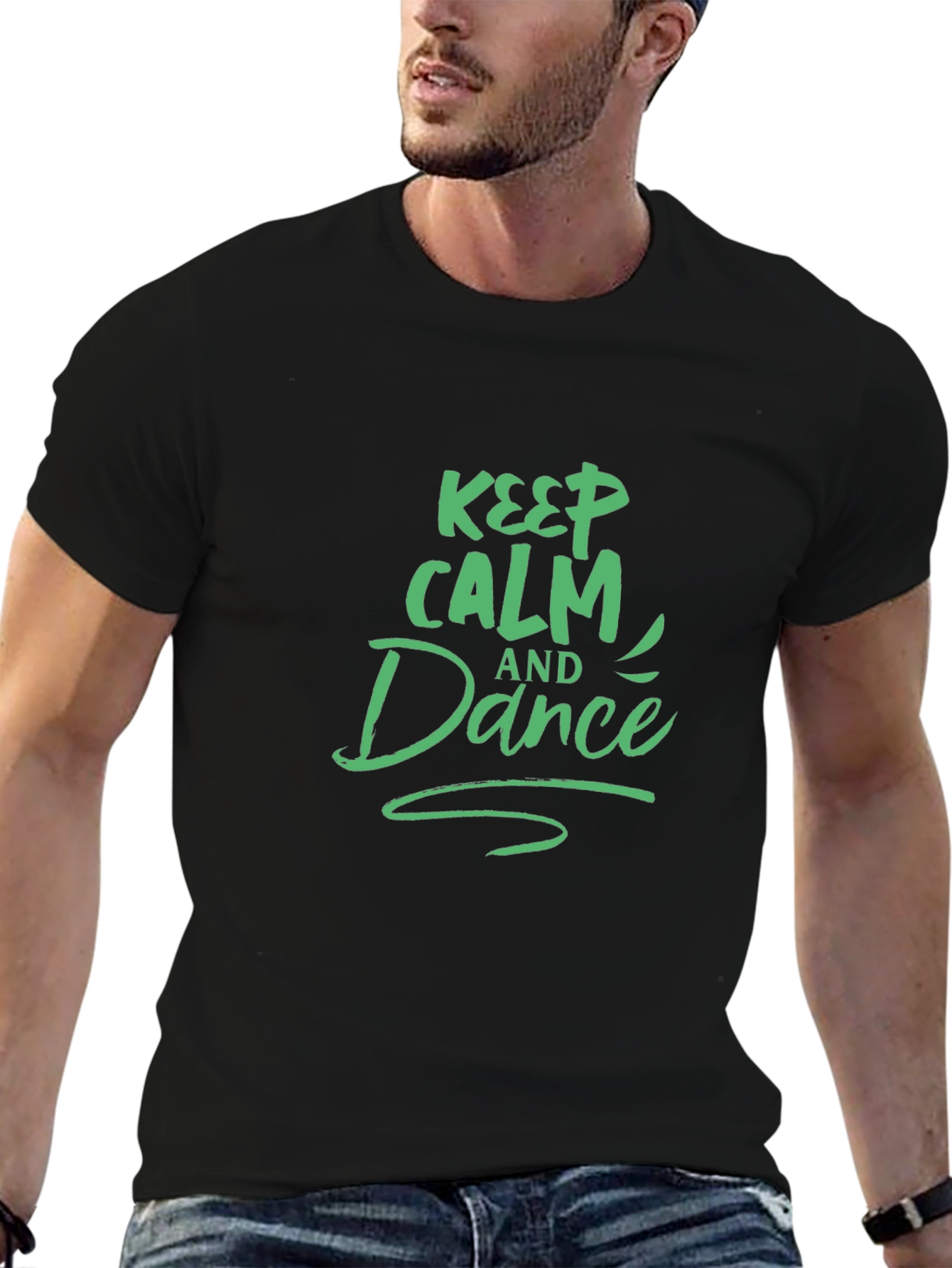 Keep Calm and Dance Black T-Shirt