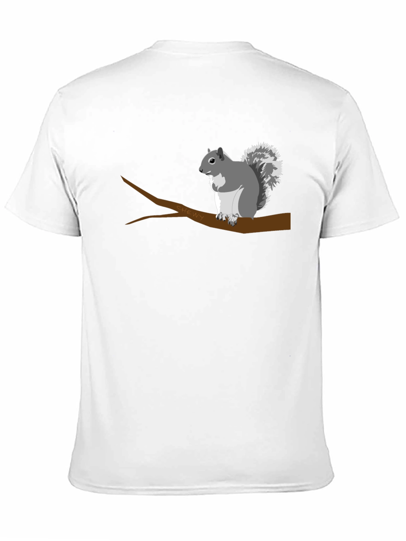 Squirrel on Branch Graphic T-Shirt