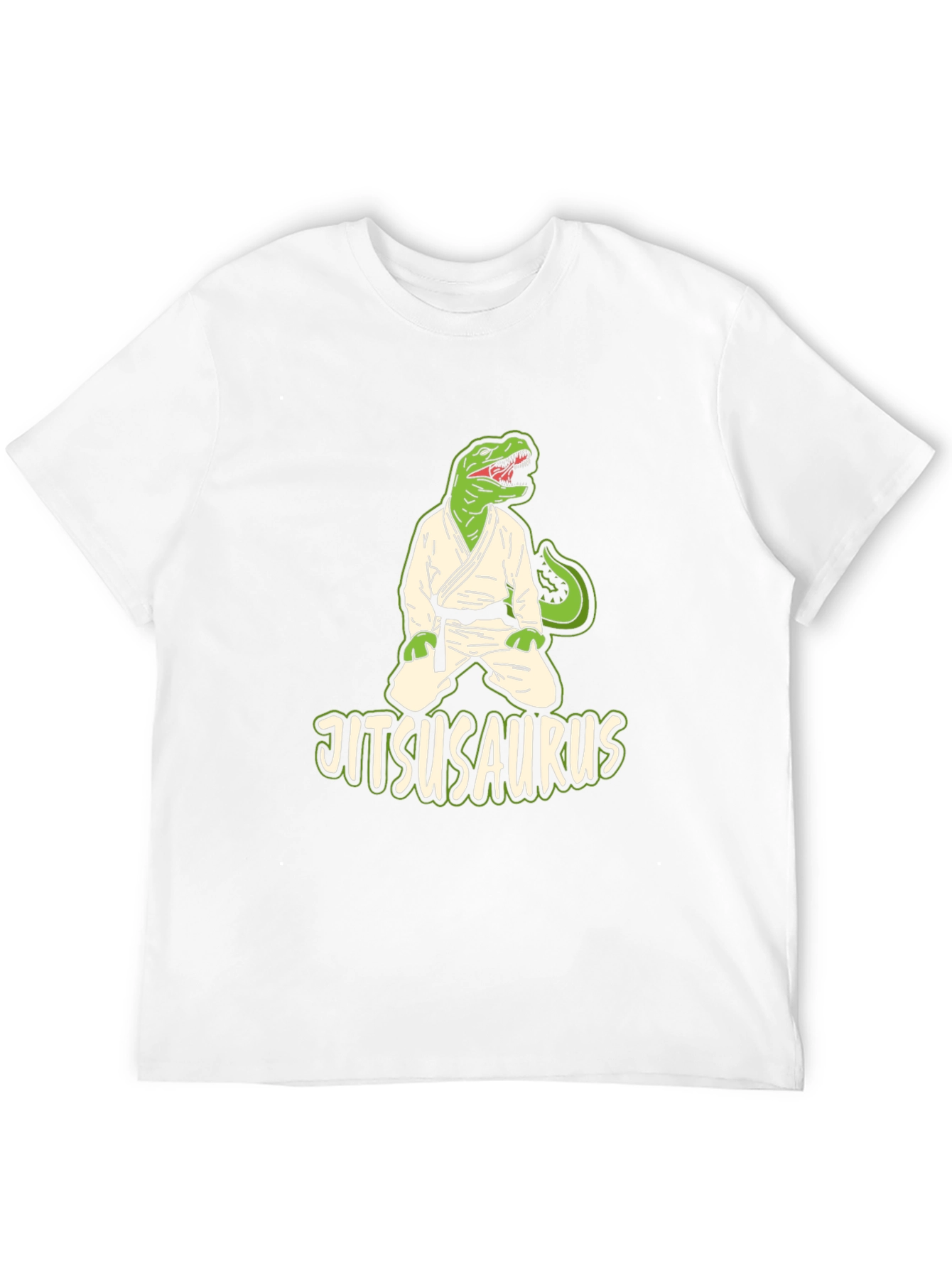 Jitsusaurus Black T-Shirt - Martial Arts Dino Tee
