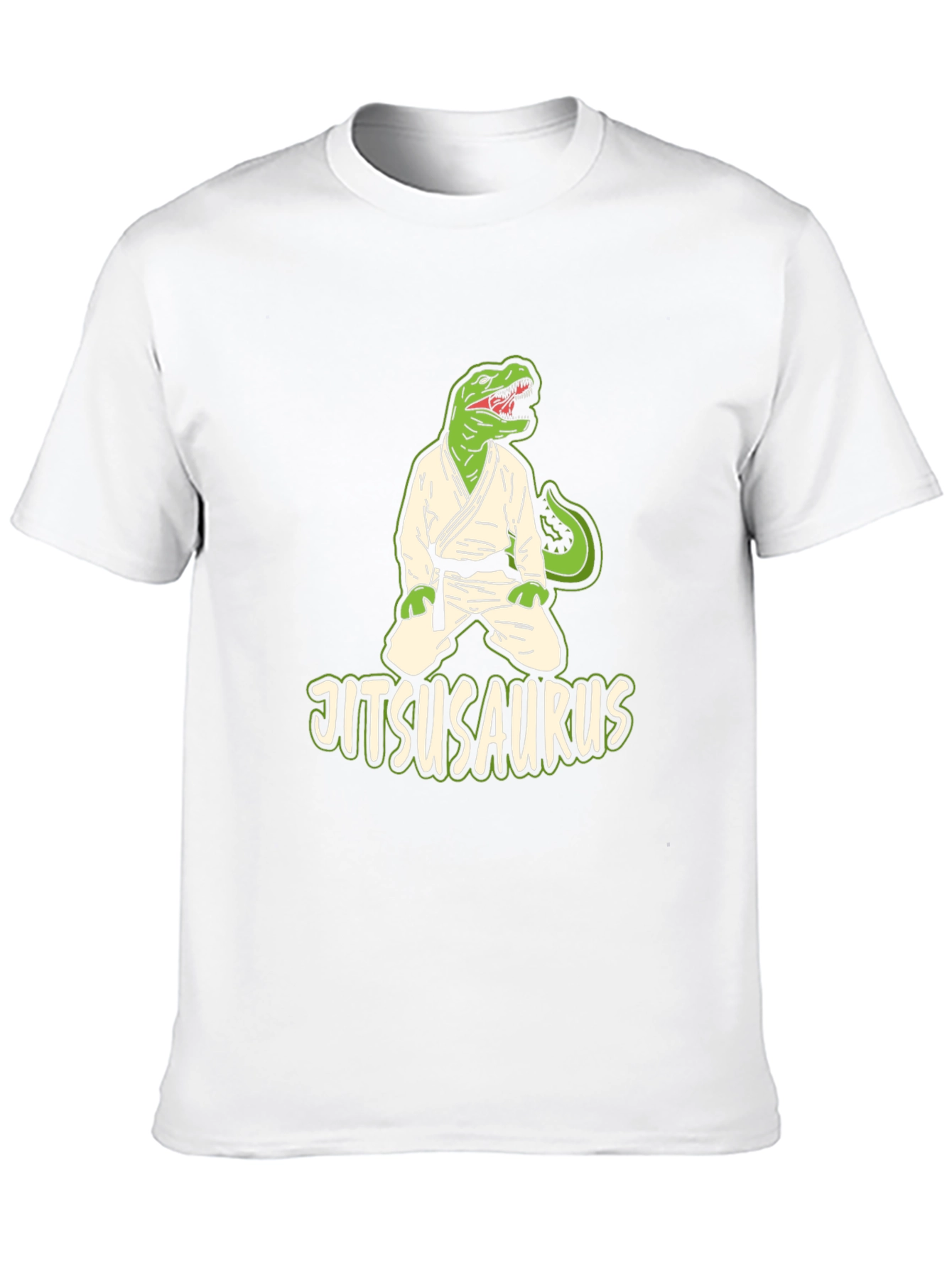 Jitsusaurus Black T-Shirt - Martial Arts Dino Tee