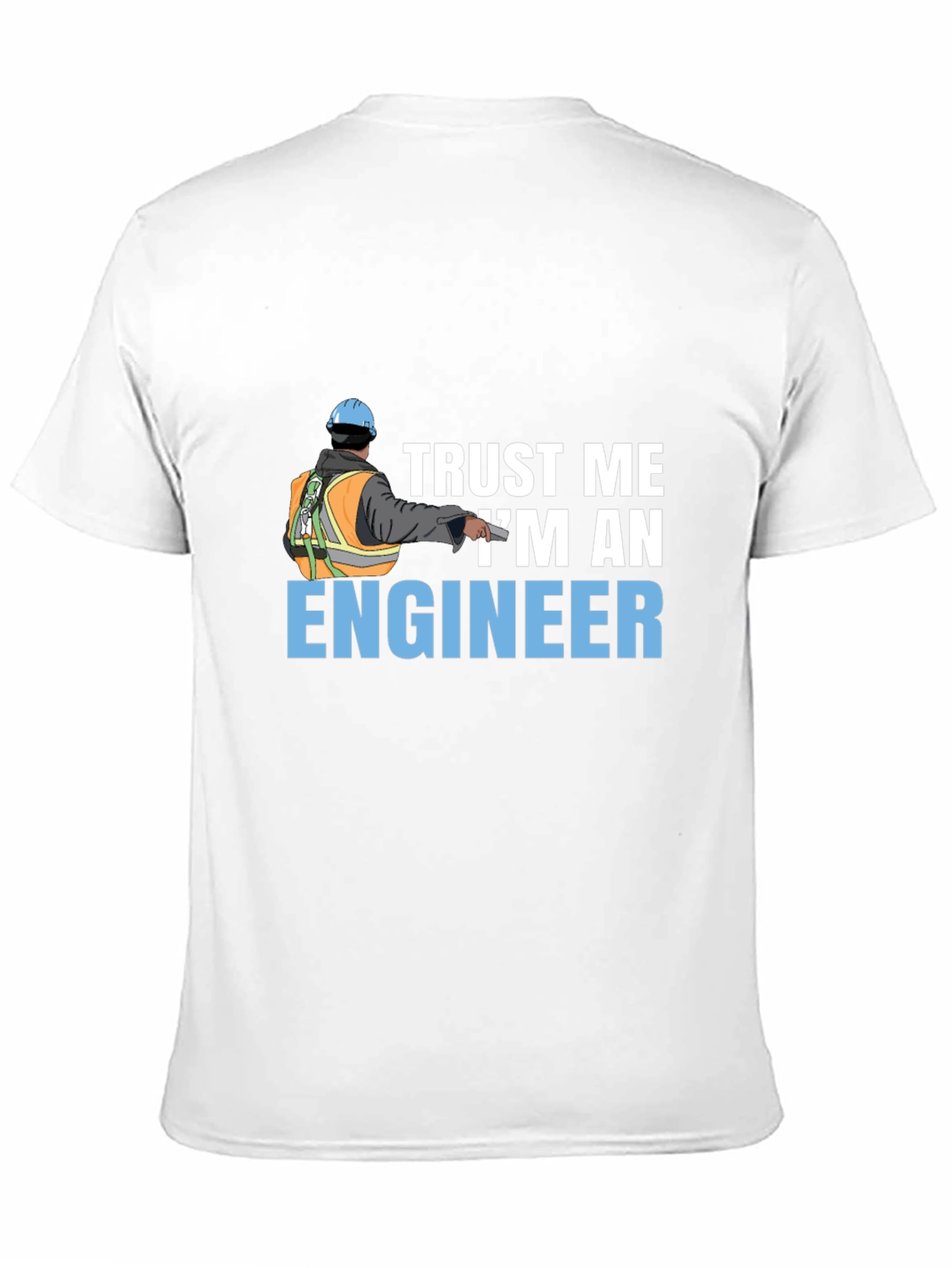 Trust Me Im An Engineer Black T-Shirt