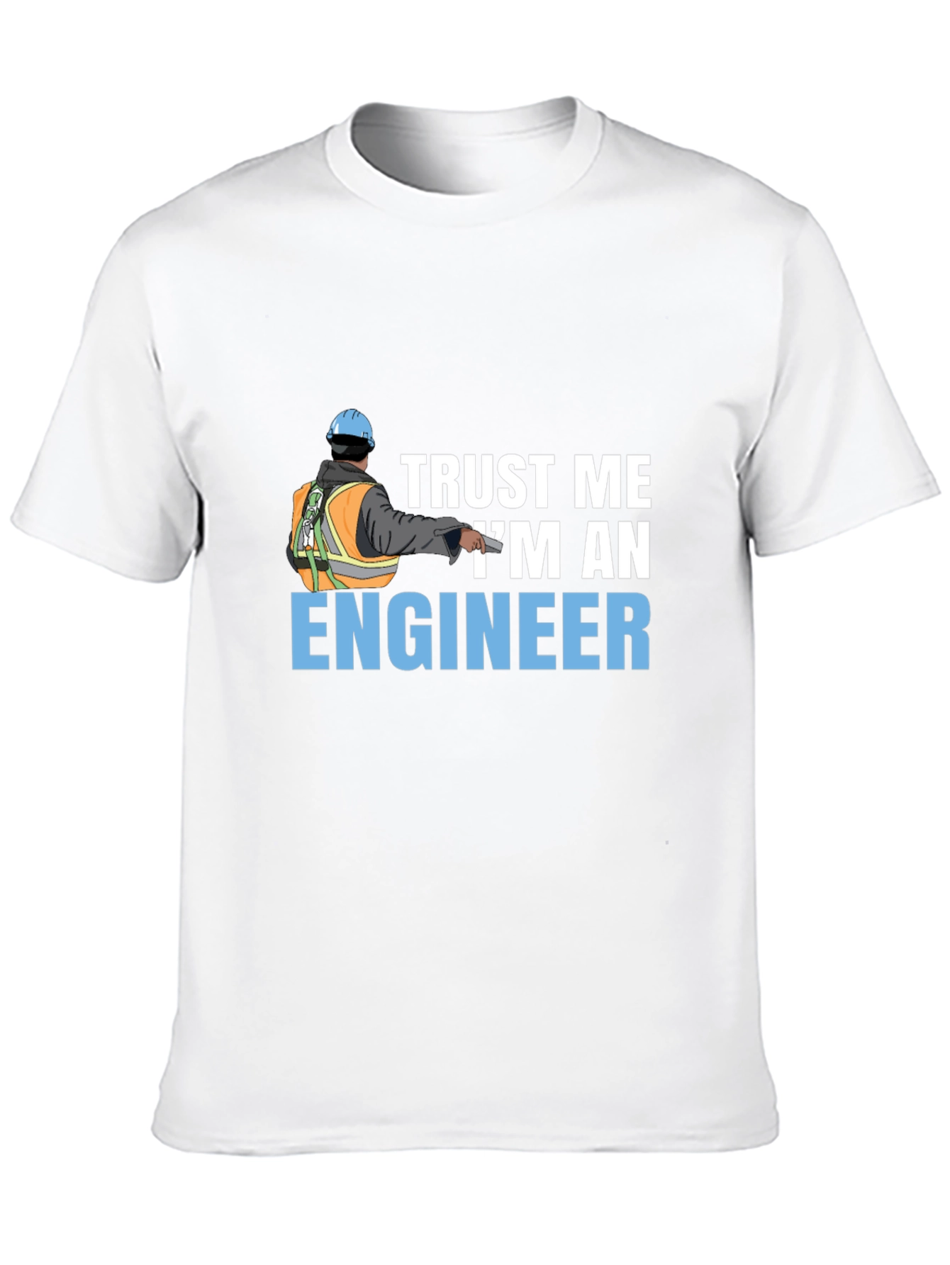 Trust Me Im An Engineer Black T-Shirt