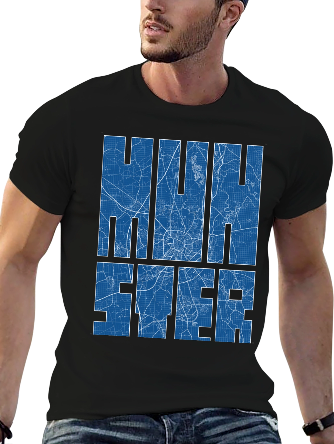 Hustler Blueprint Graphic Tee