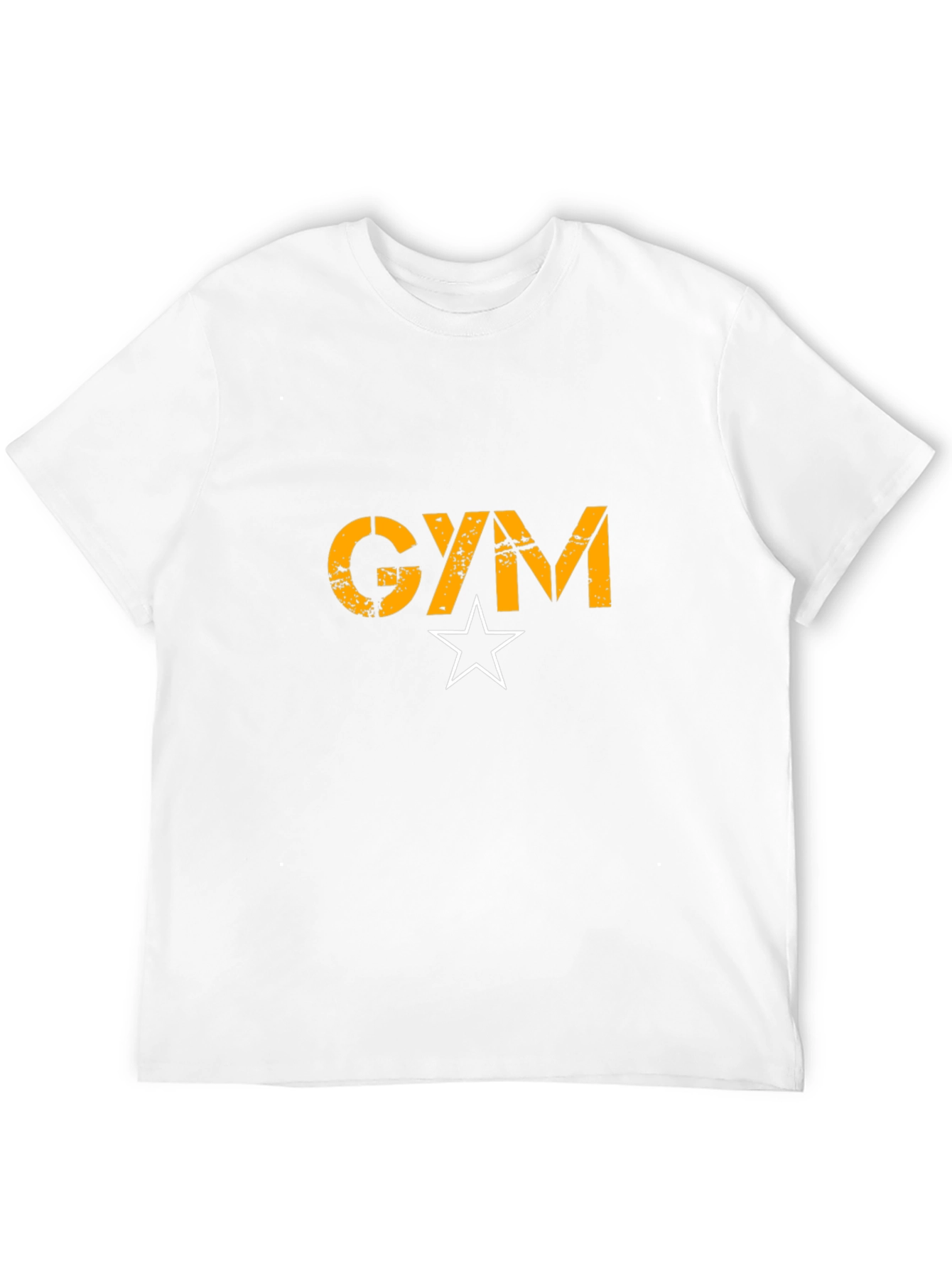 GYM Star Graphic Black T-Shirt