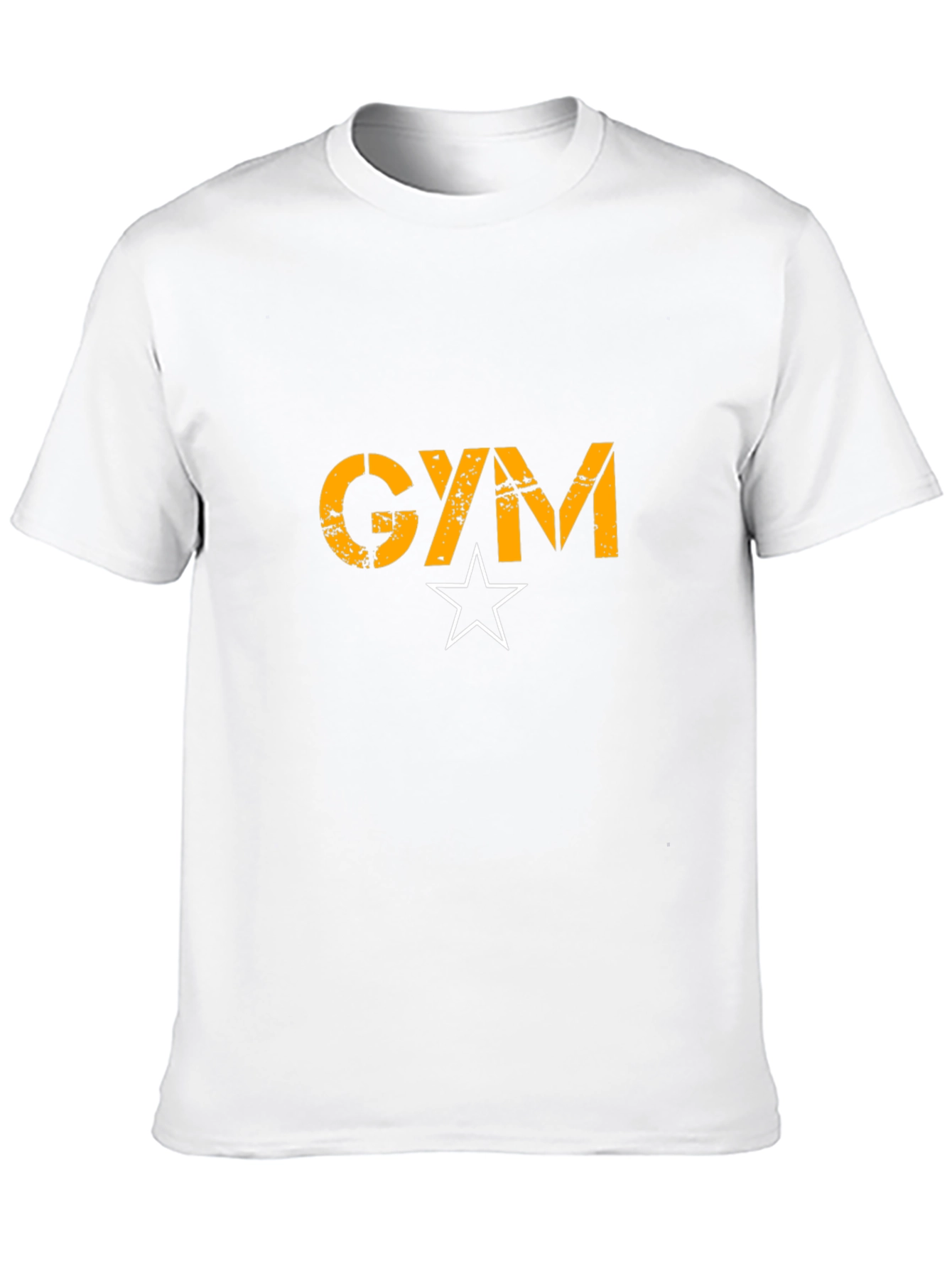 GYM Star Graphic Black T-Shirt