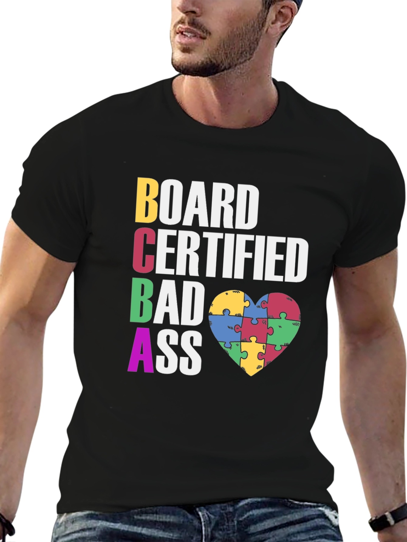 Board Certified Badass Autism Awareness T-Shirt