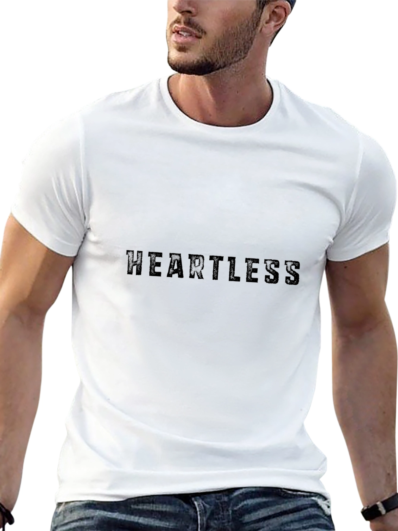 Heartless Black Graphic T-Shirt