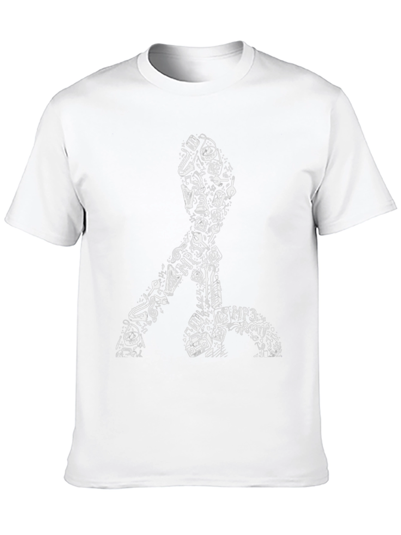 Unique Music Lover Black T-Shirt