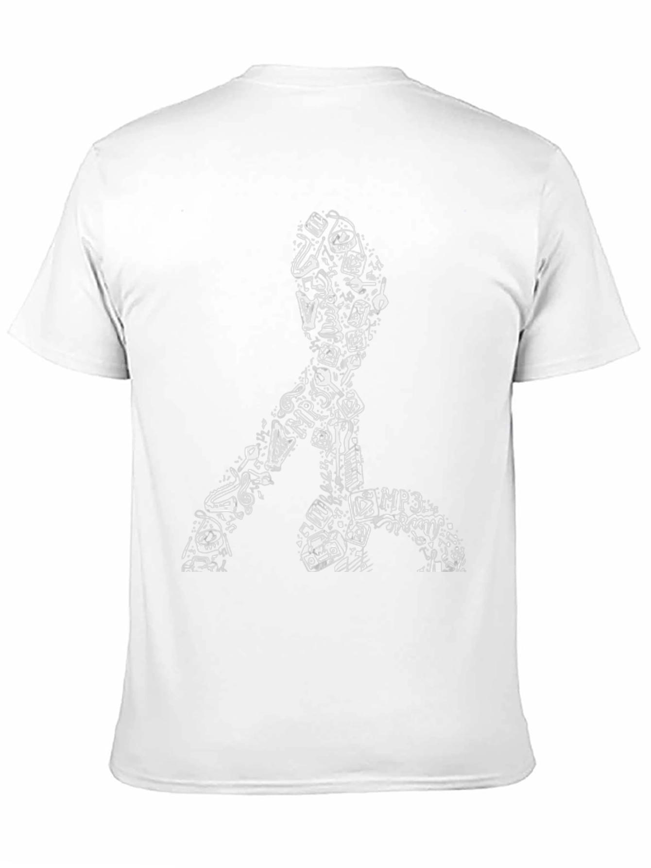 Unique Music Lover Black T-Shirt
