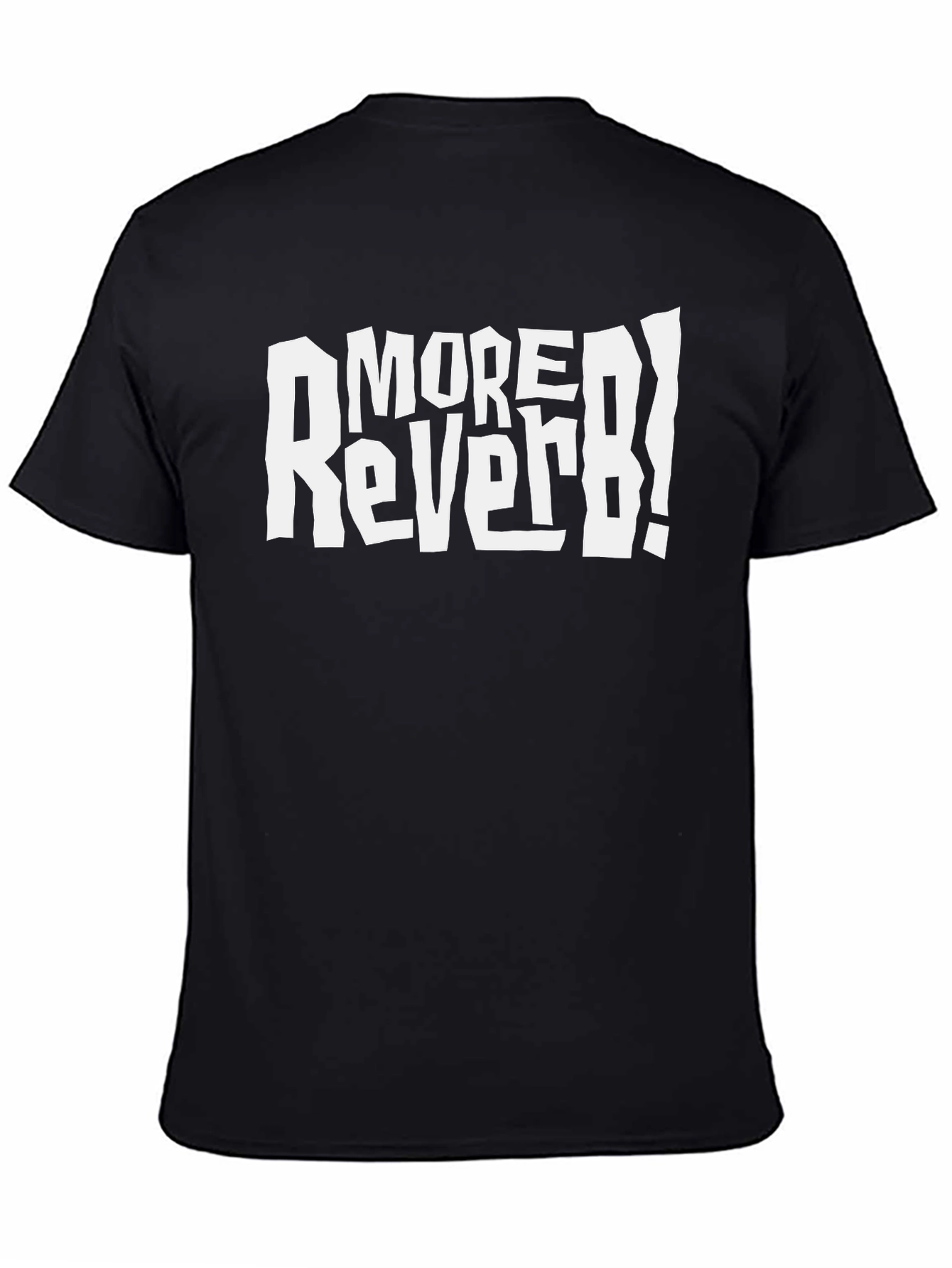 More Reverb! Graphic Tee - Black Cotton T-Shirt
