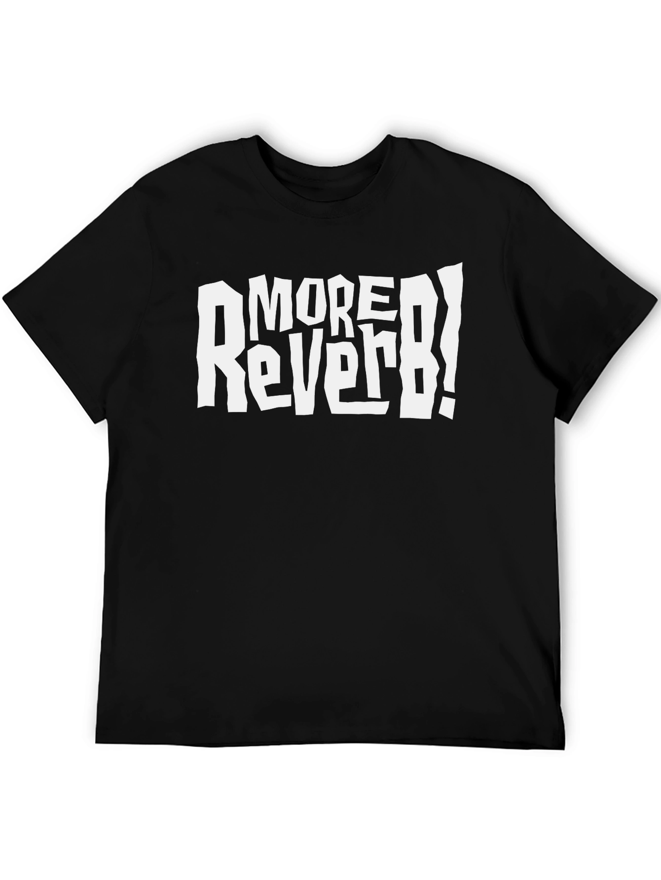 More Reverb! Graphic Tee - Black Cotton T-Shirt
