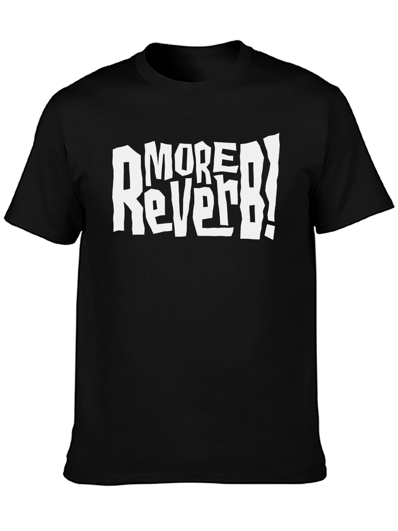 More Reverb! Graphic Tee - Black Cotton T-Shirt