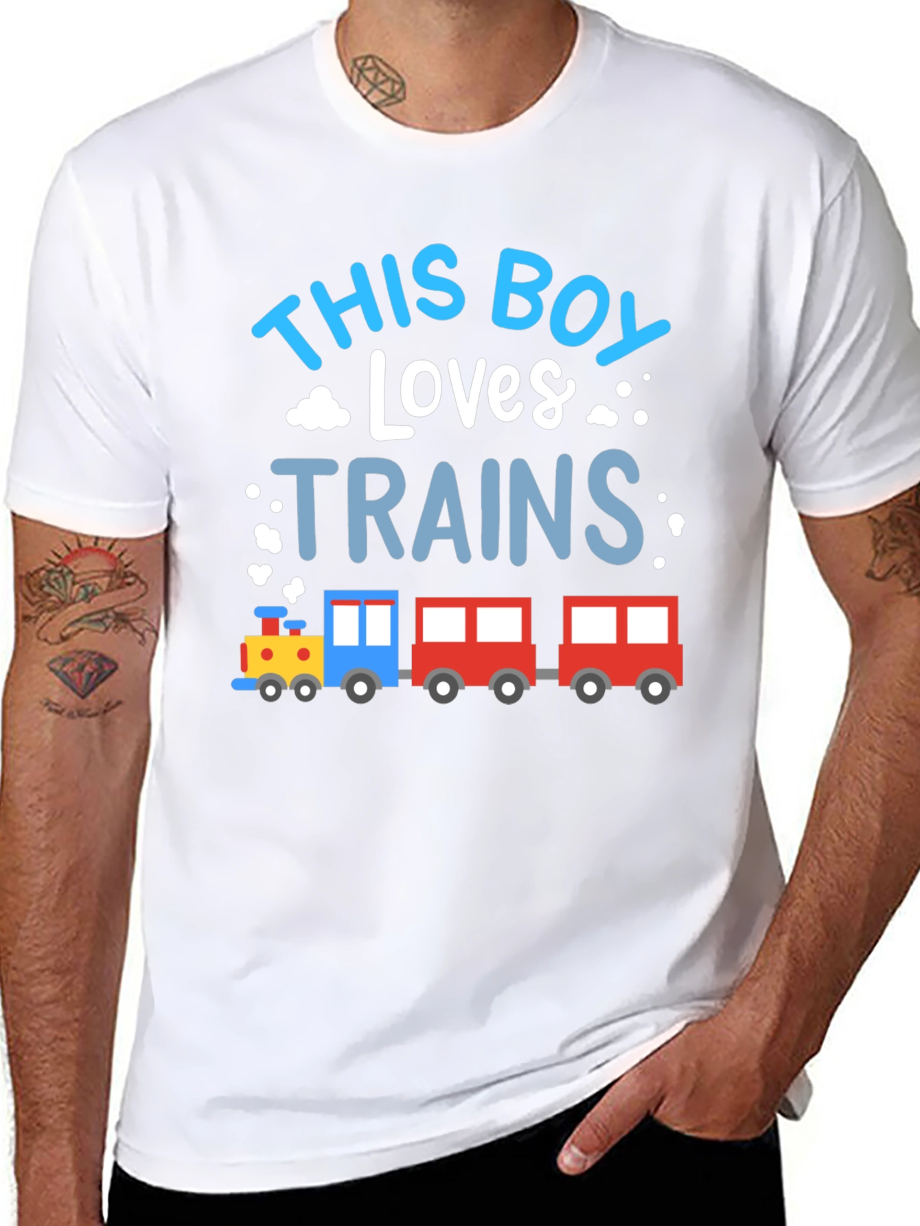 This Boy Loves Trains T-Shirt
