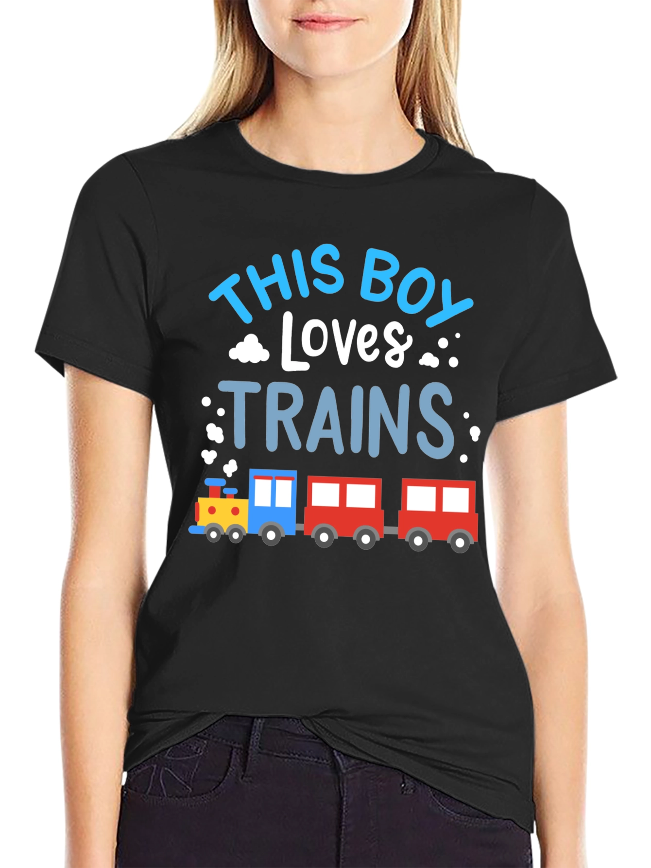 This Boy Loves Trains T-Shirt