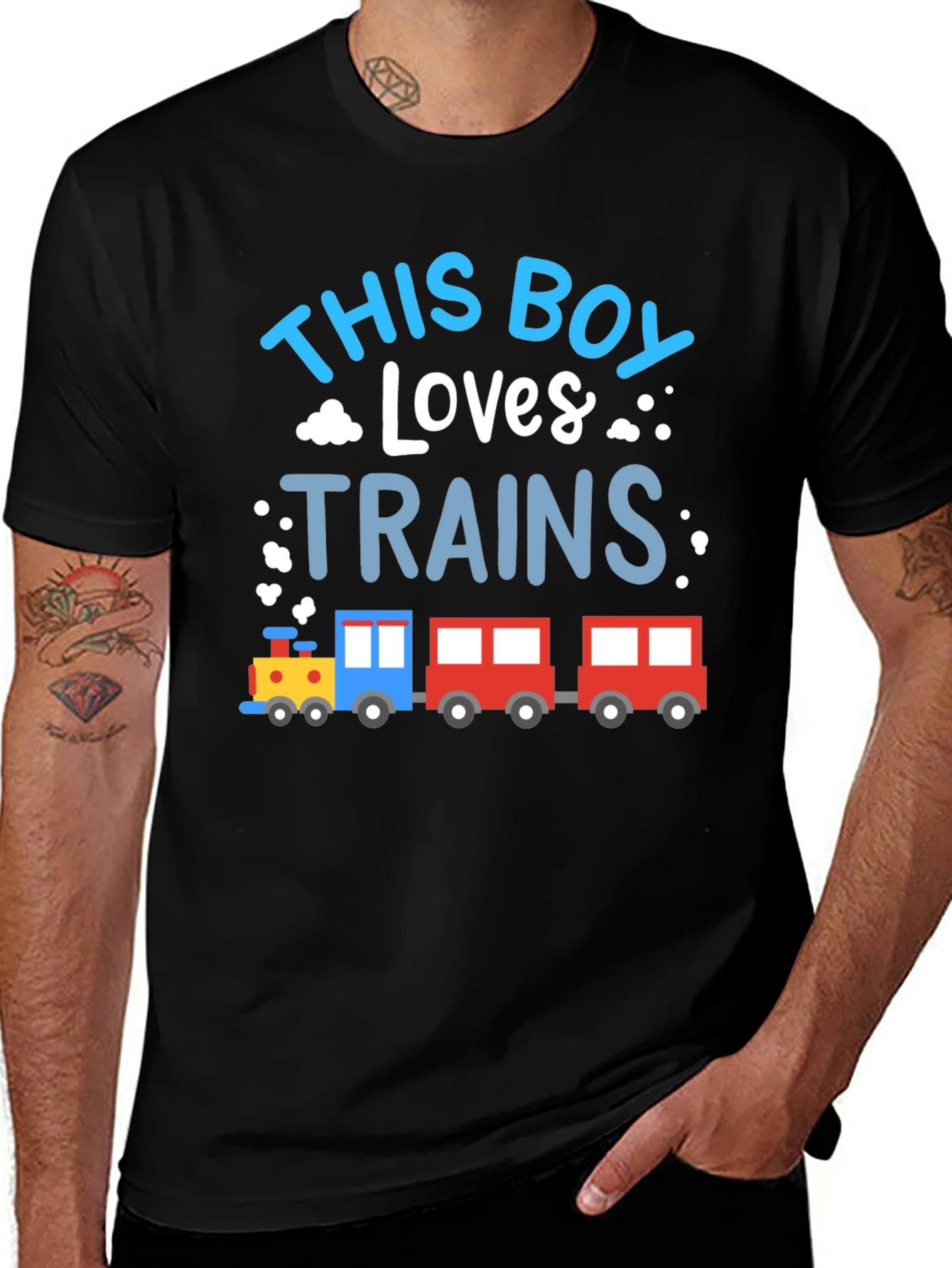 This Boy Loves Trains T-Shirt