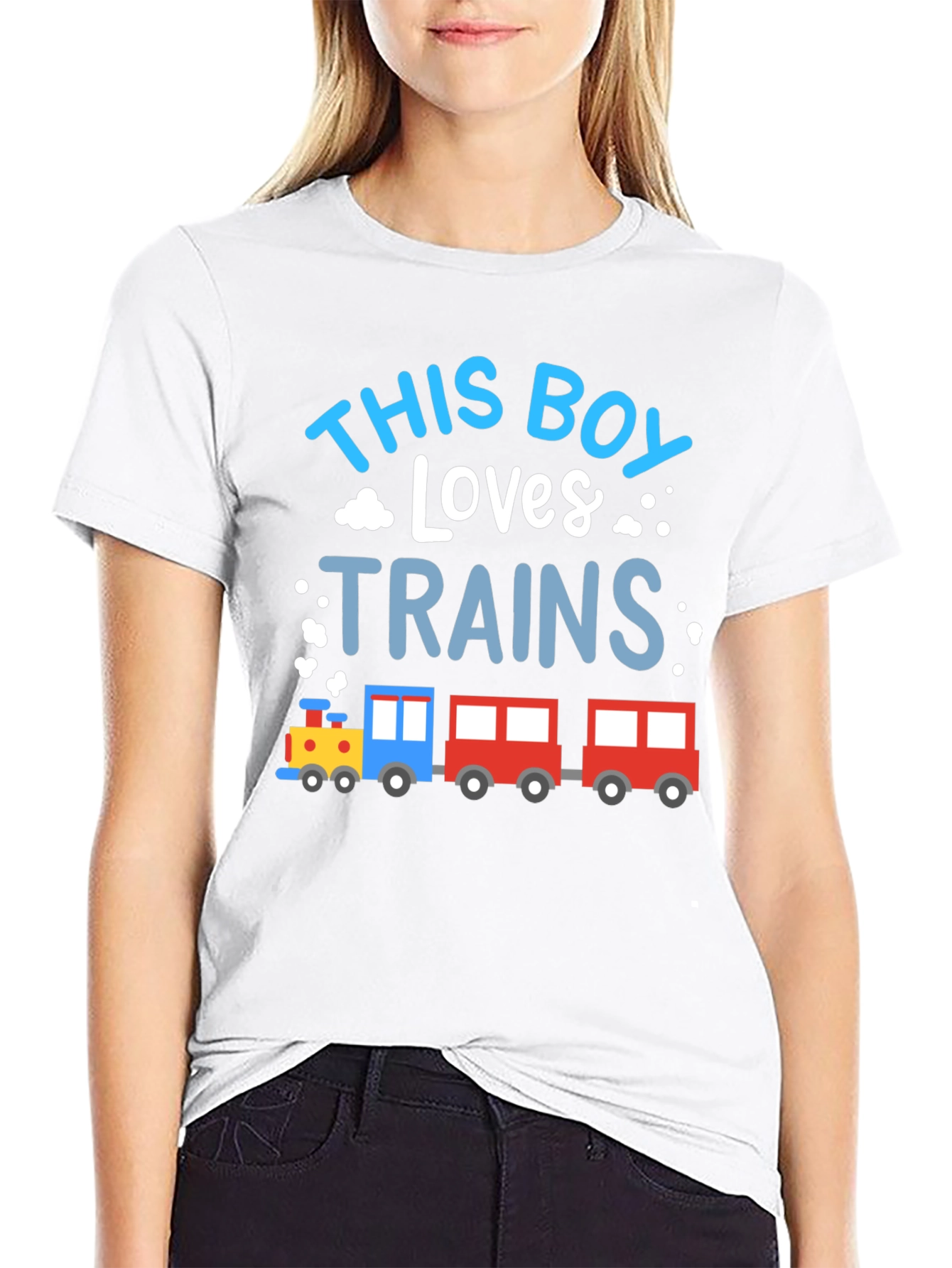 This Boy Loves Trains T-Shirt