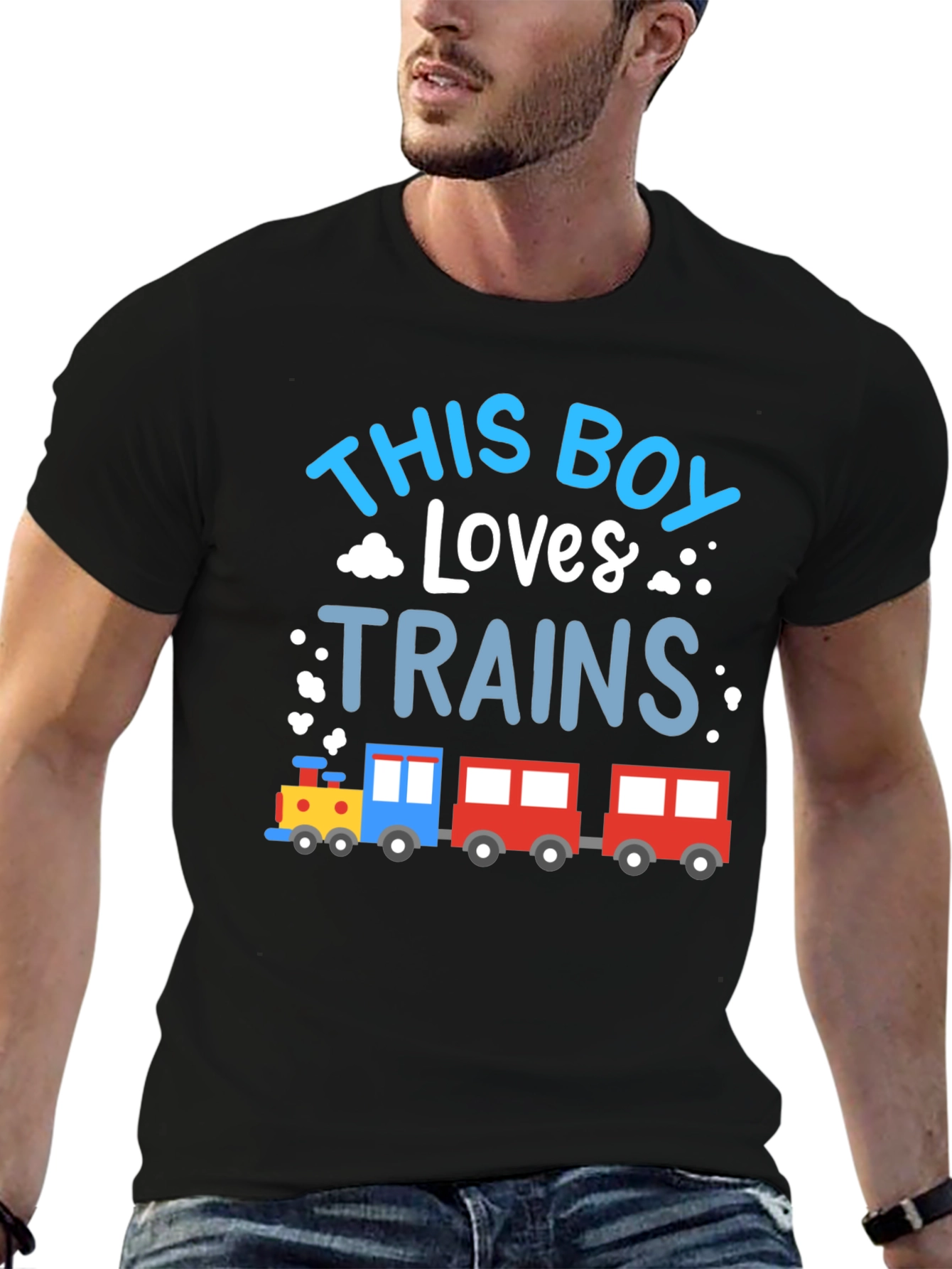 This Boy Loves Trains T-Shirt