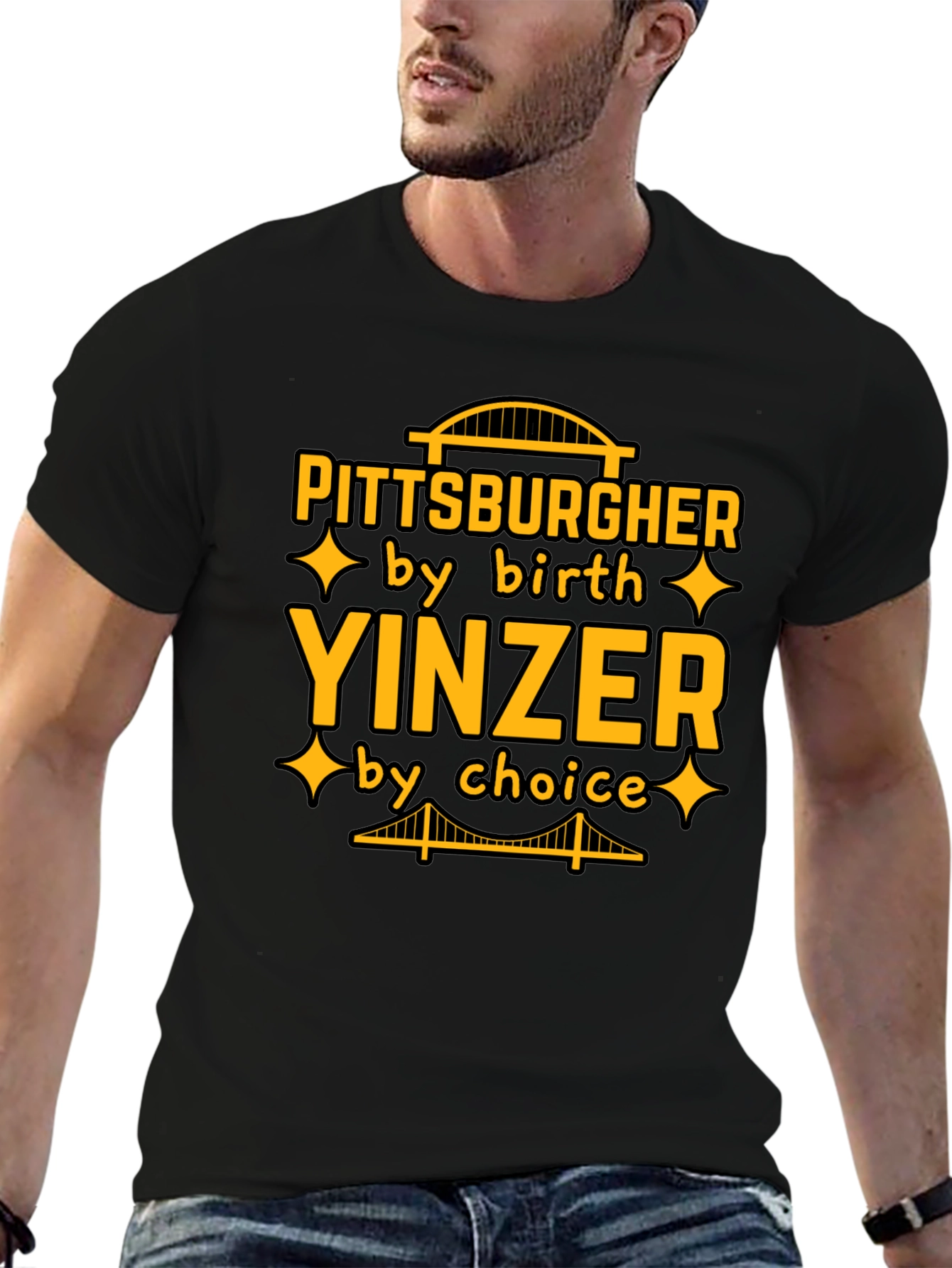 Pittsburgher Yinzer by Birth T-Shirt