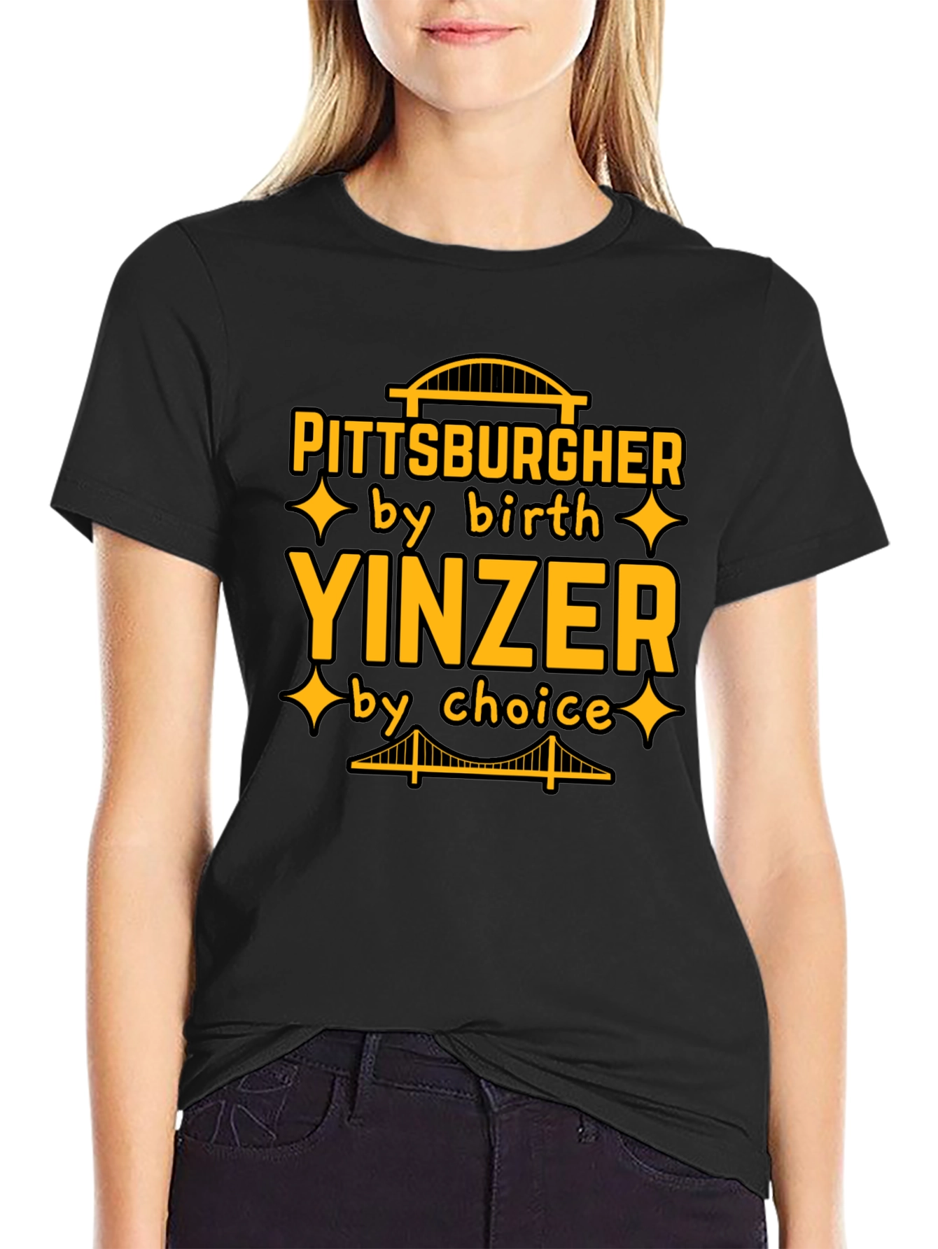 Pittsburgher Yinzer by Birth T-Shirt