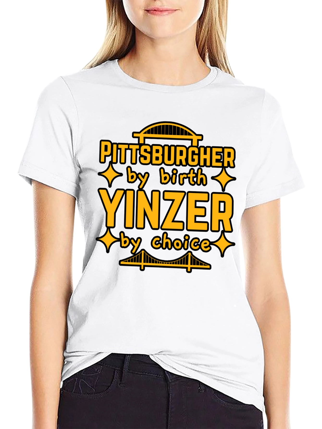 Pittsburgher Yinzer by Birth T-Shirt