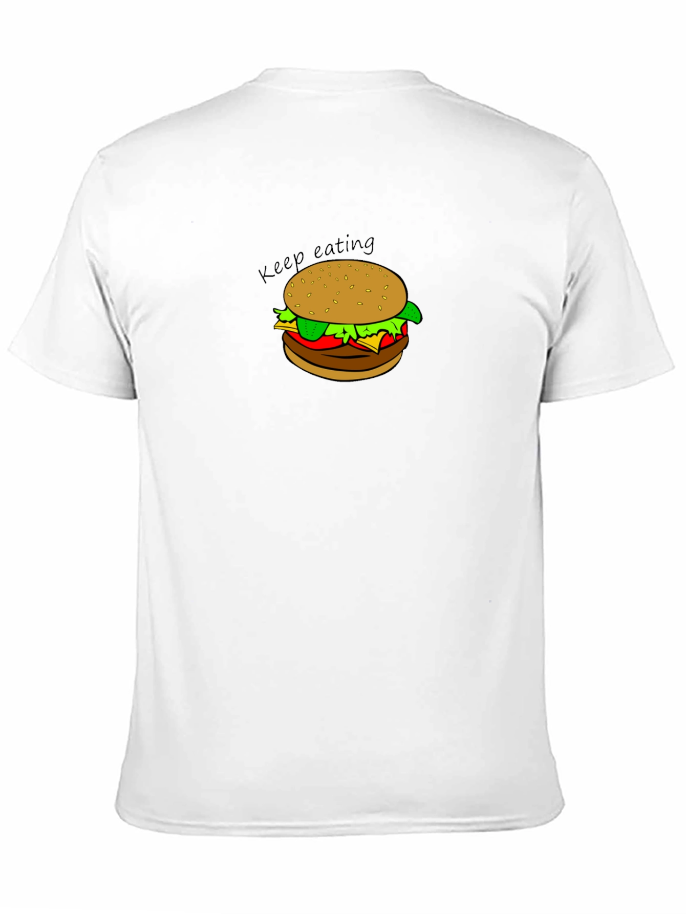 Keep Eating T-Shirt - Burger Design