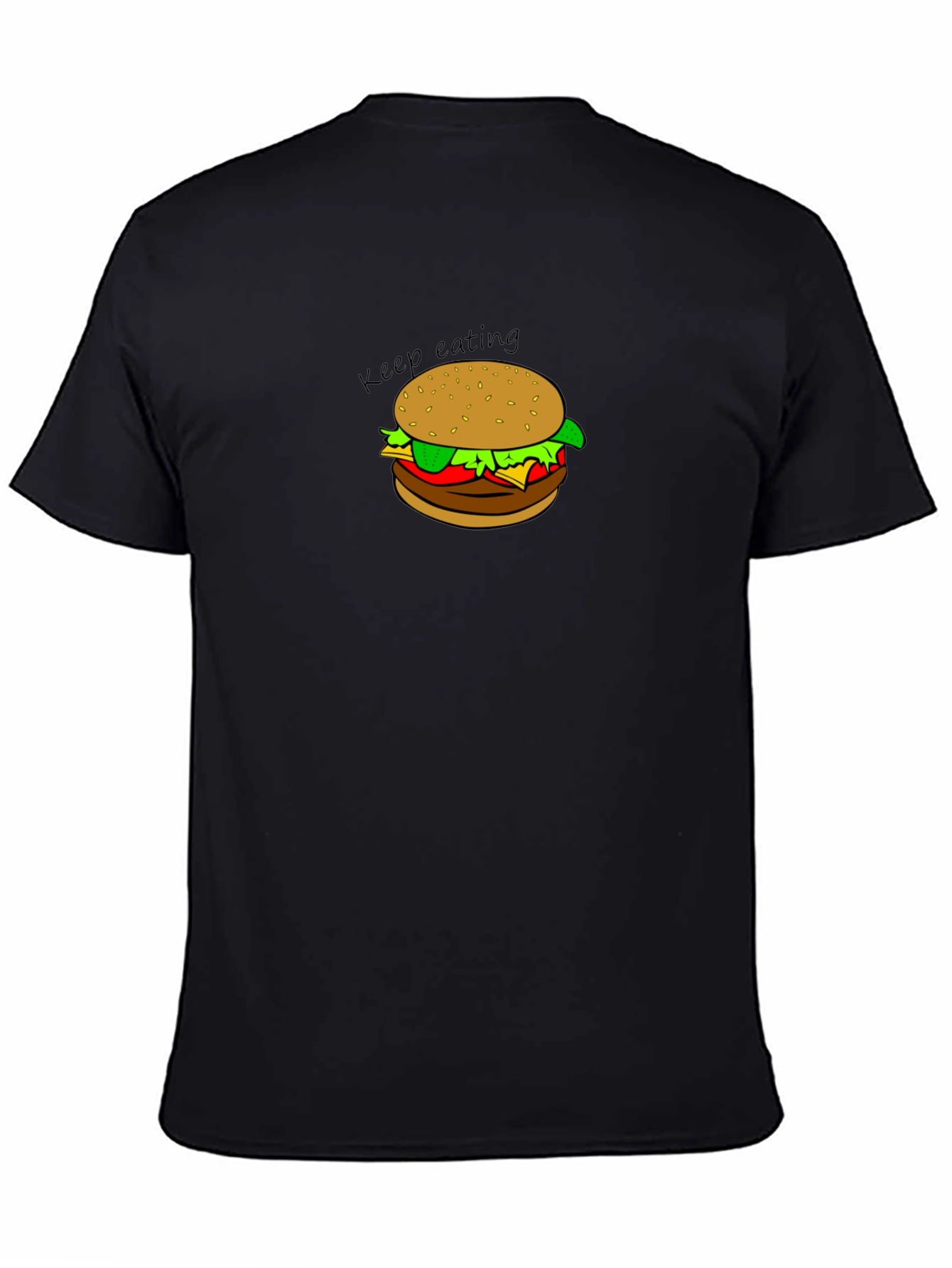 Keep Eating T-Shirt - Burger Design