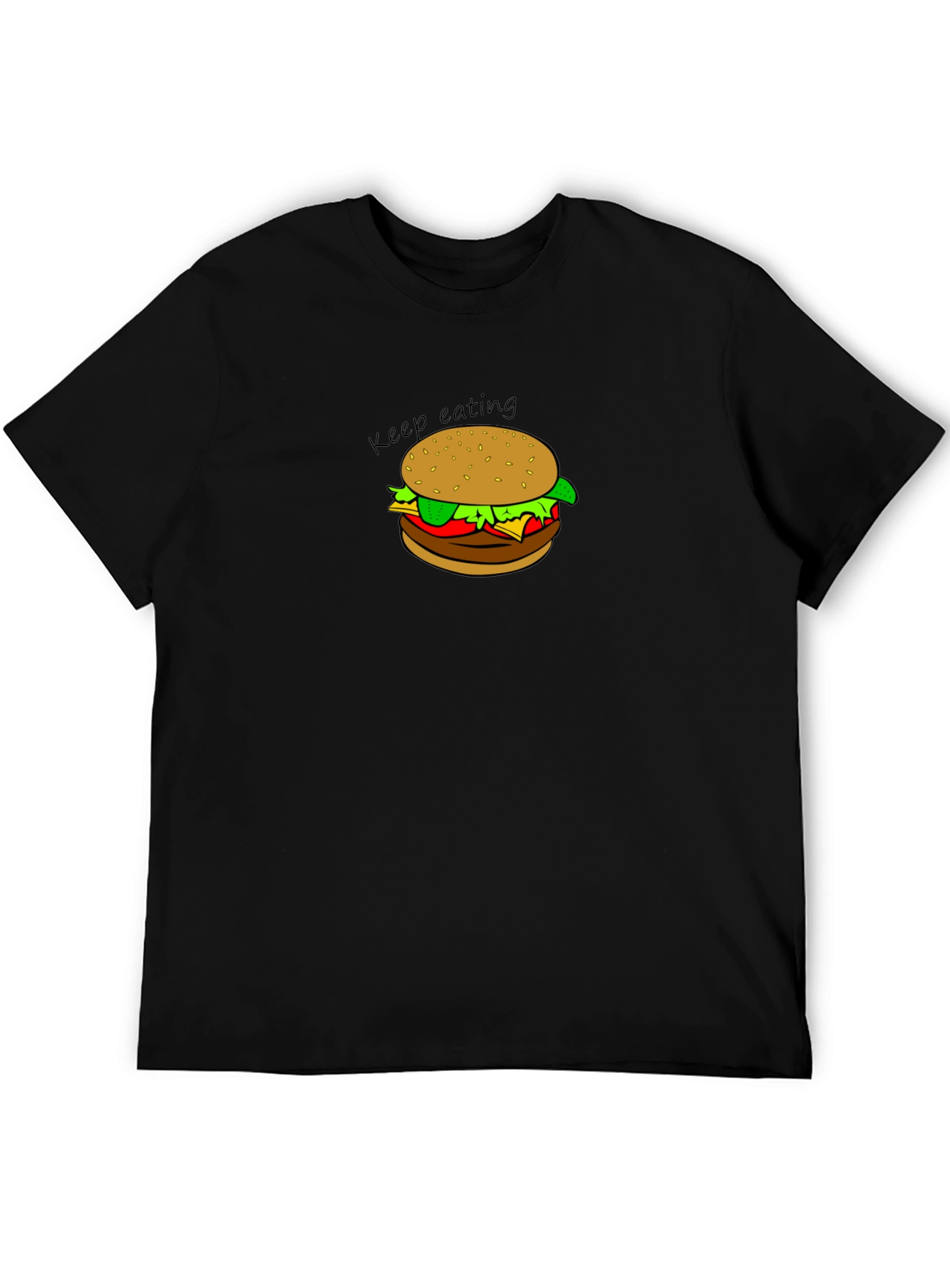 Keep Eating T-Shirt - Burger Design