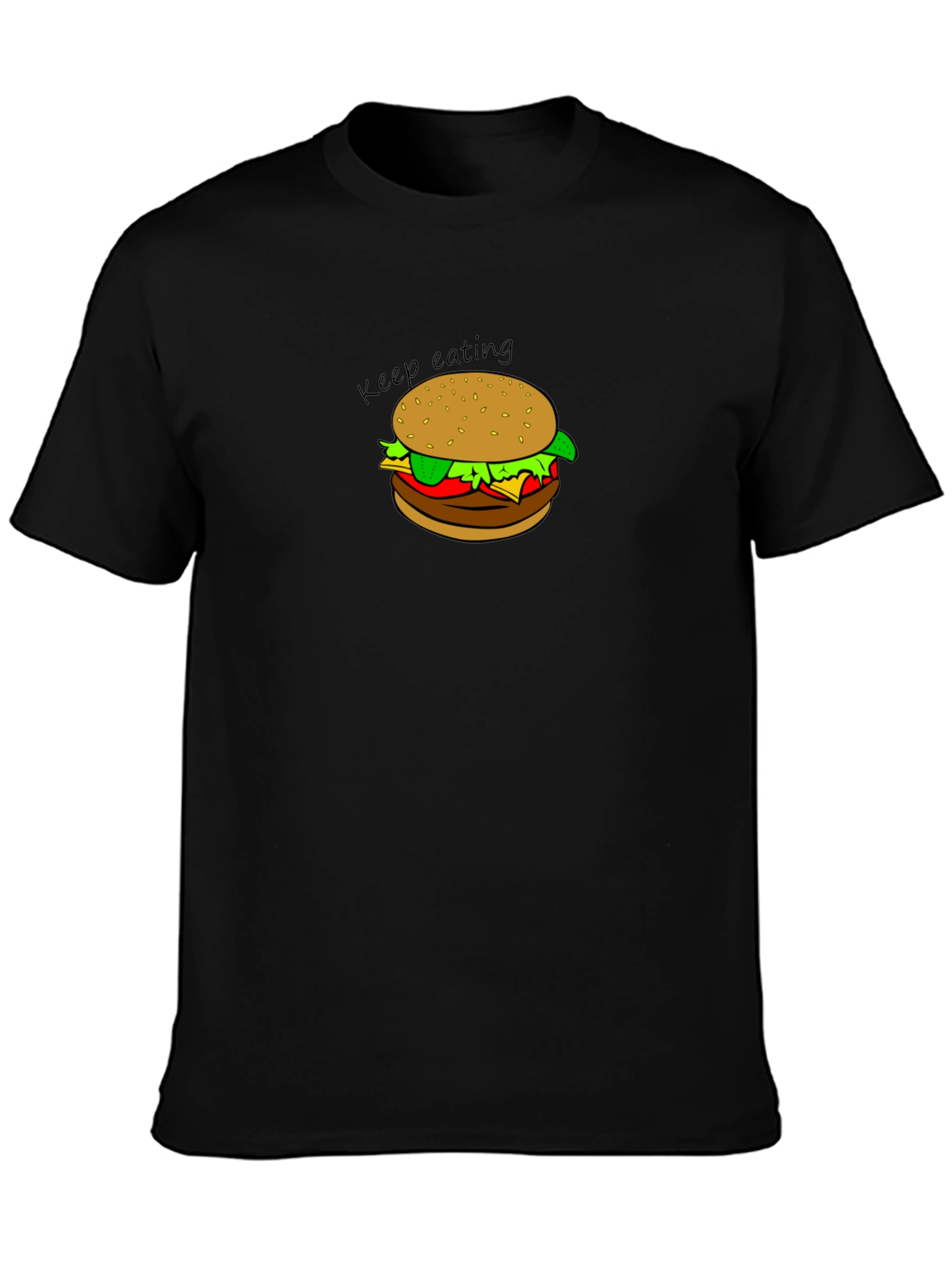 Keep Eating T-Shirt - Burger Design