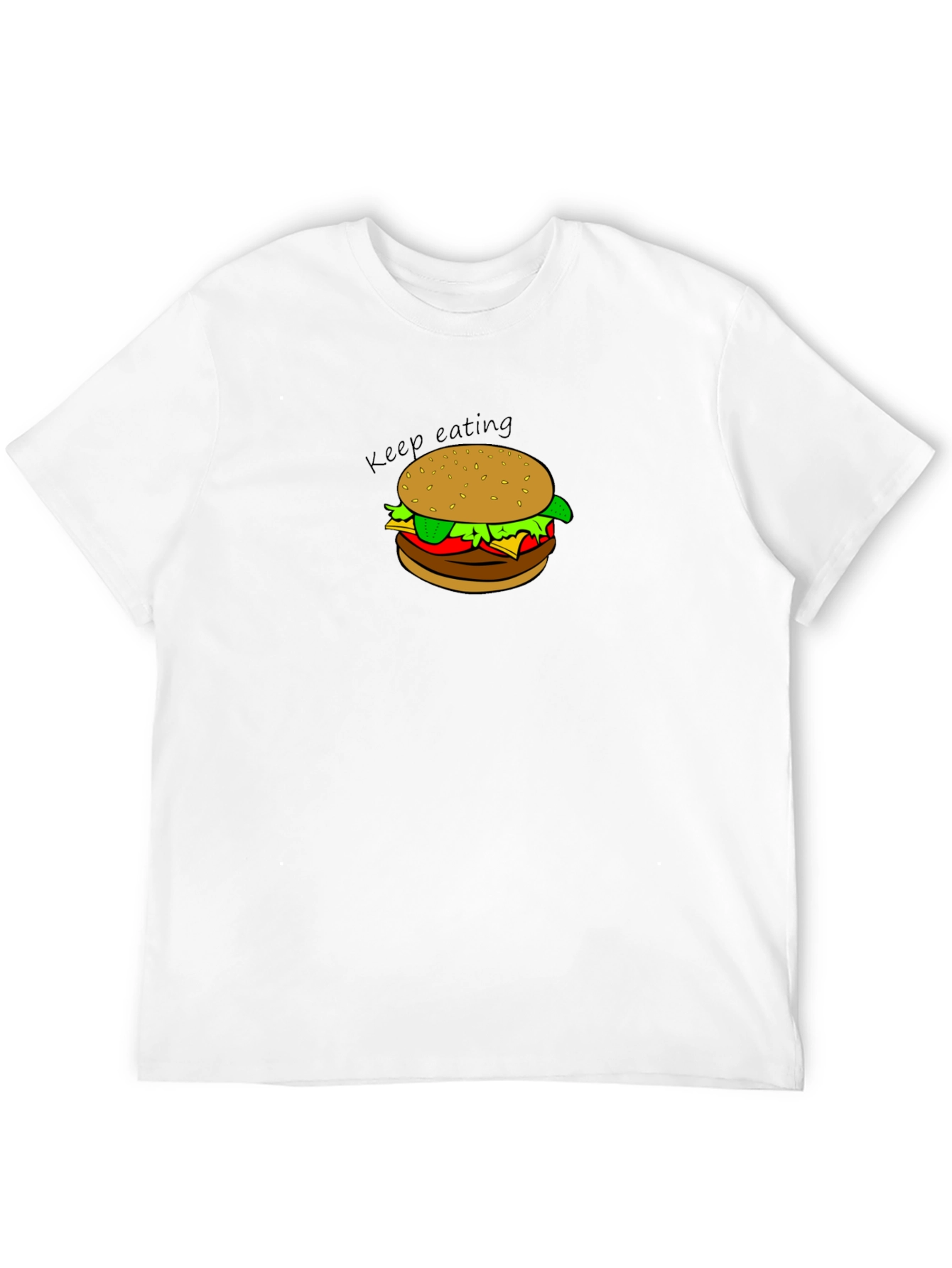 Keep Eating T-Shirt - Burger Design