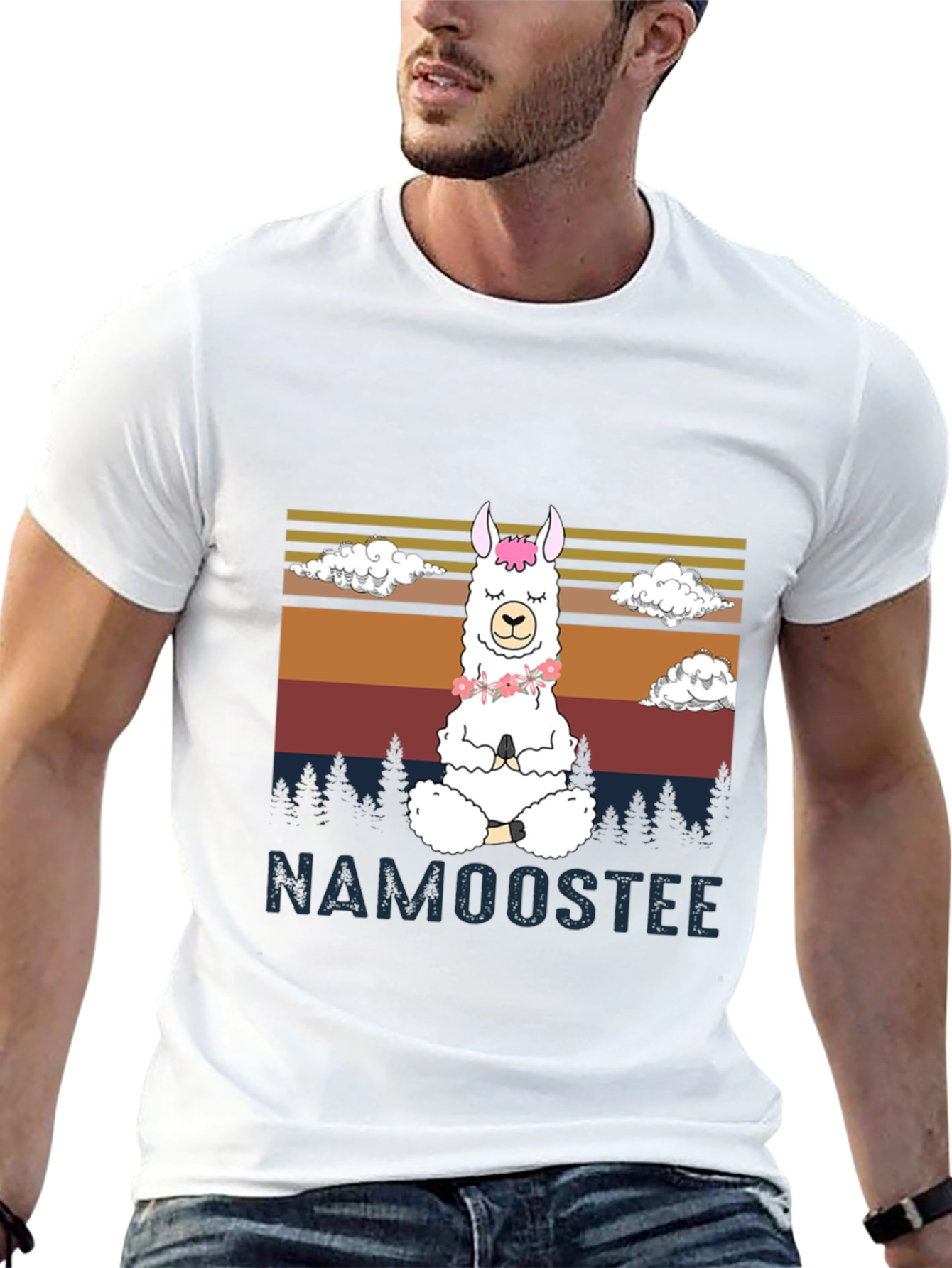 Namooostee Yoga Llama Tee