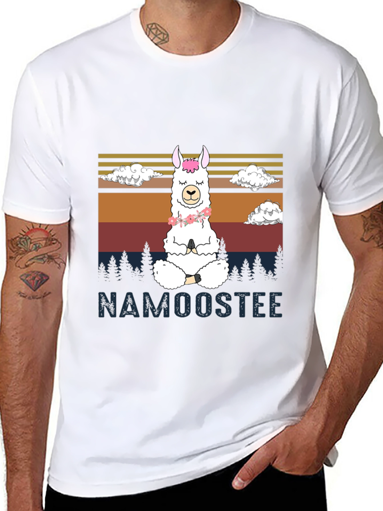 Namooostee Yoga Llama Tee