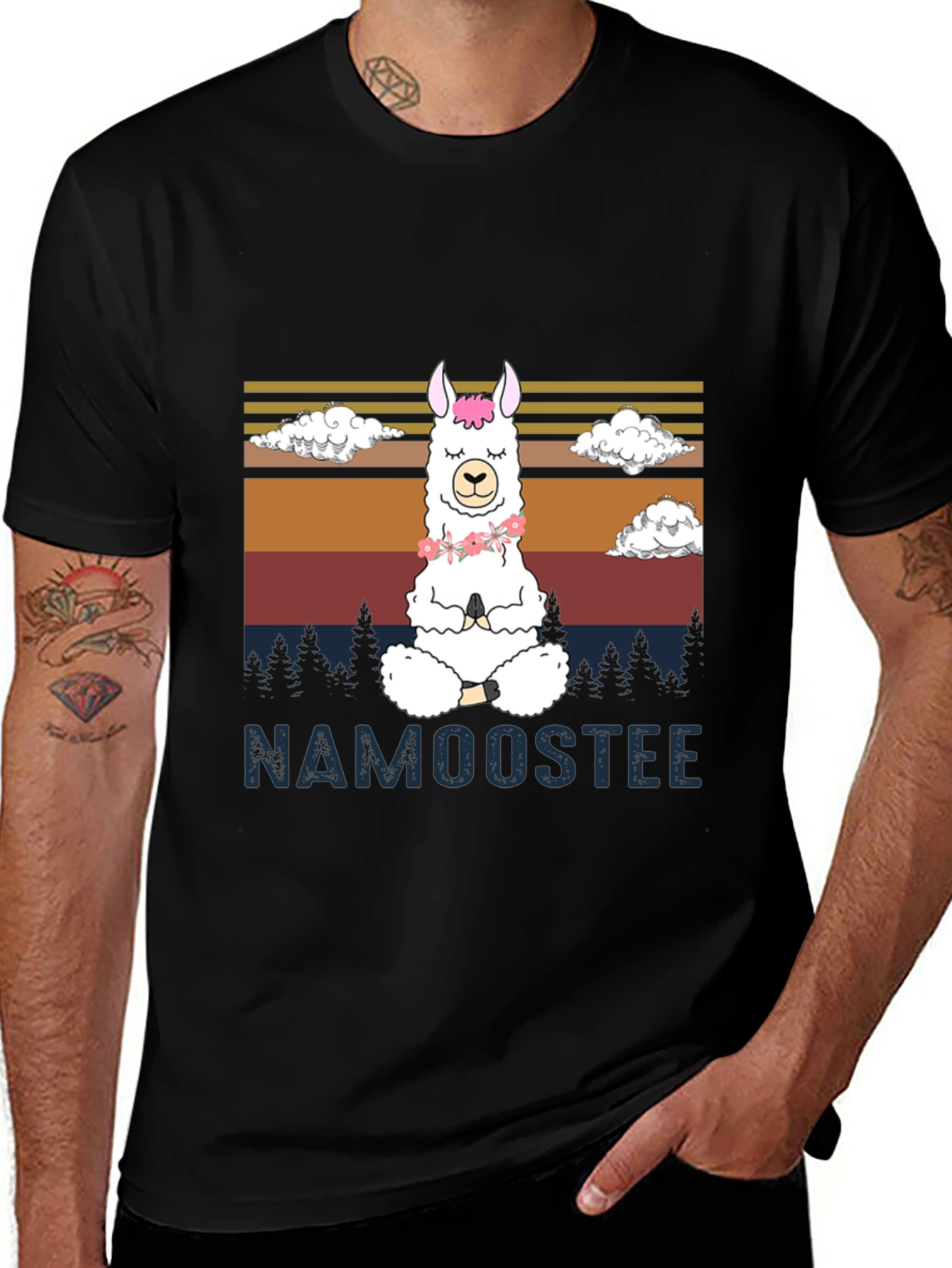 Namooostee Yoga Llama Tee