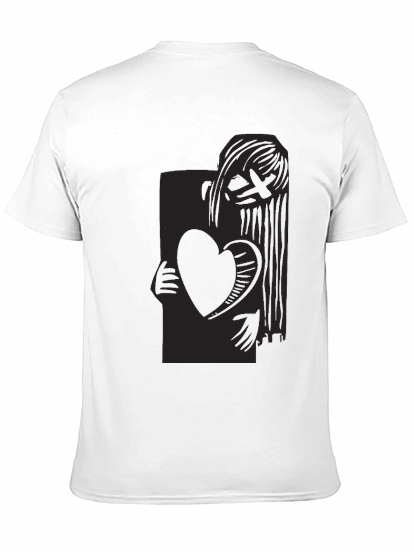 Heart Holder Graphic Tee - Dark Aesthetic T-Shirt