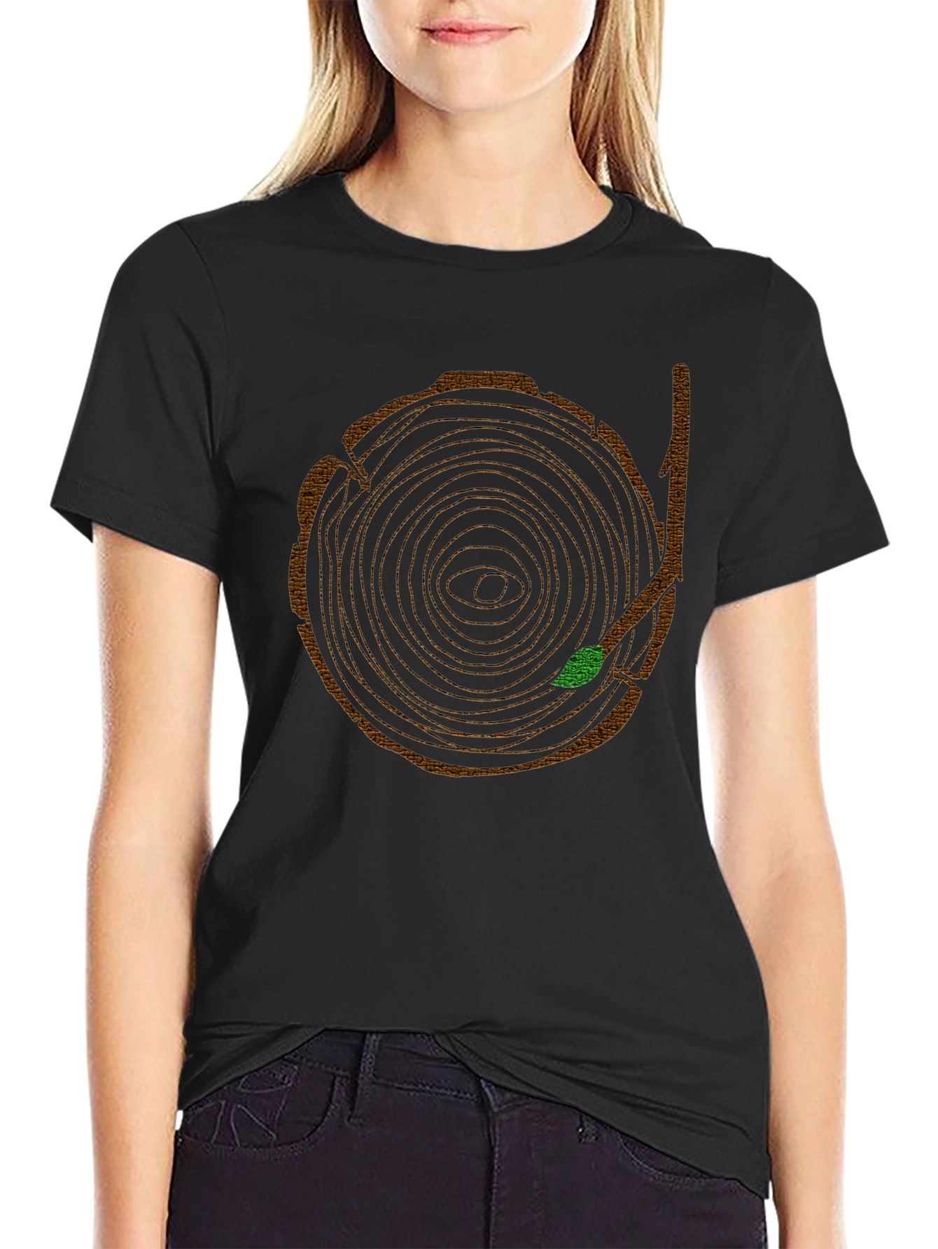 Eye of the Forest Tree Ring Graphic Tee