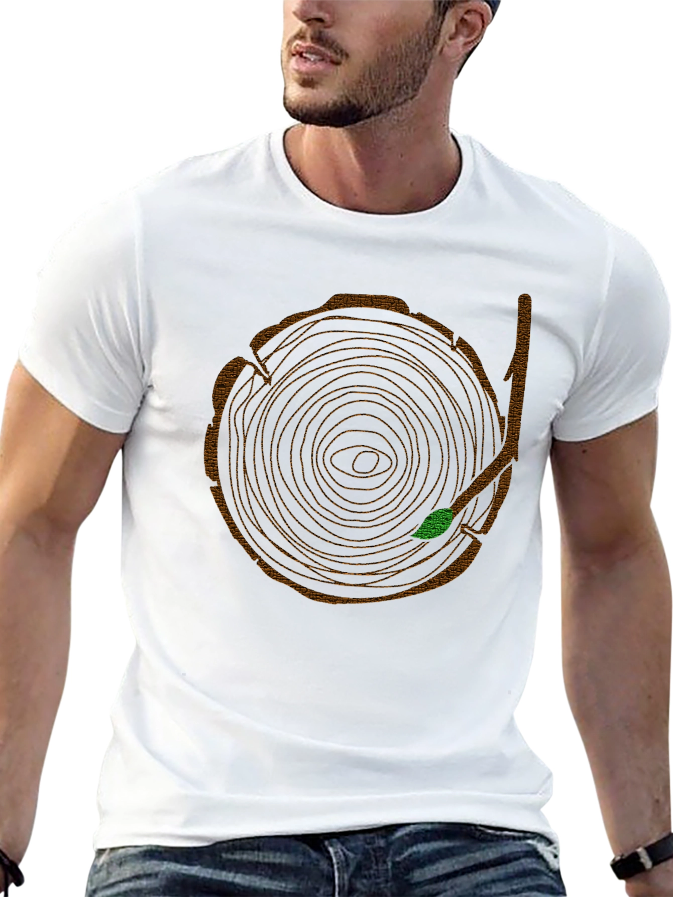 Eye of the Forest Tree Ring Graphic Tee