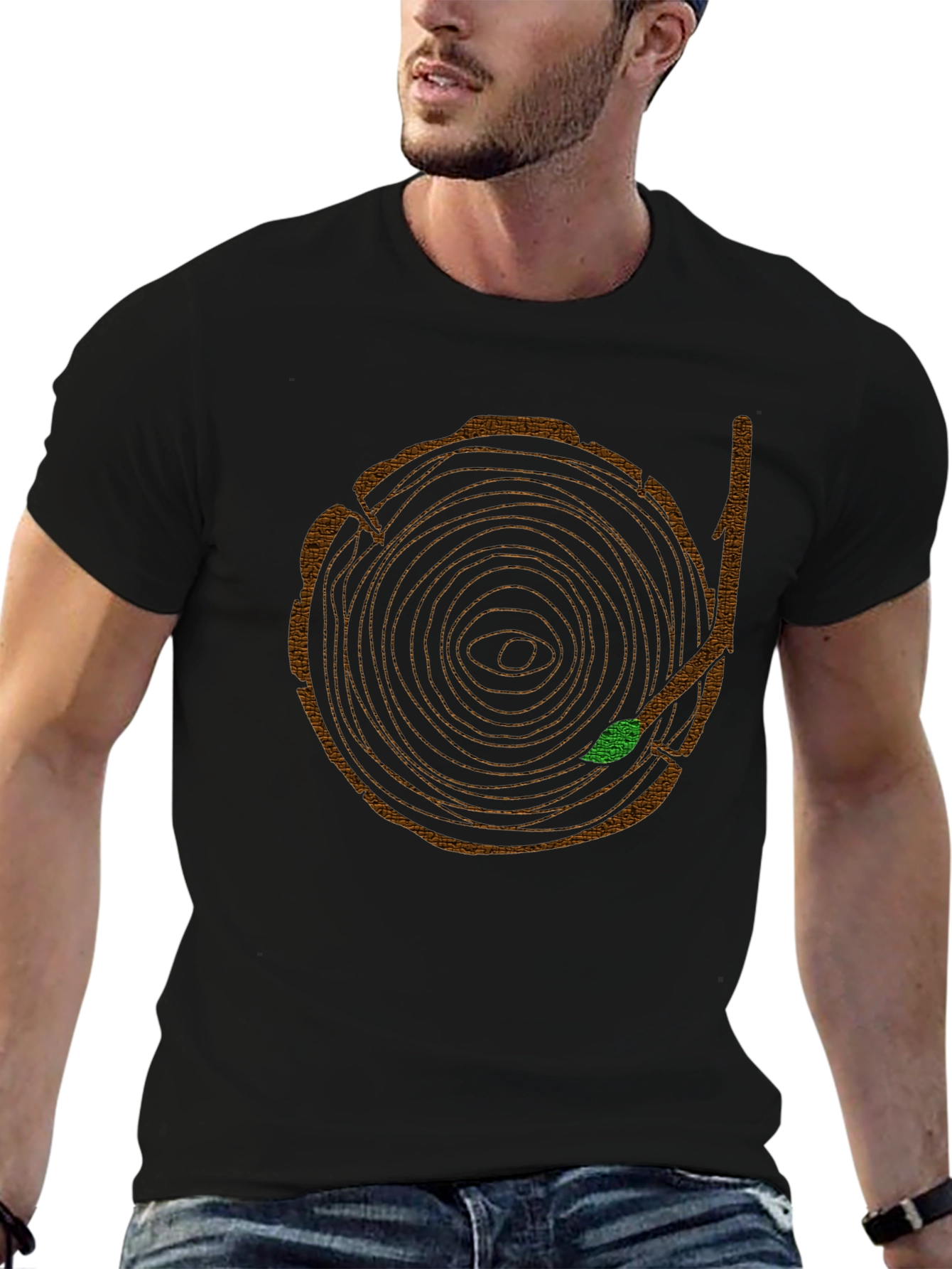 Eye of the Forest Tree Ring Graphic Tee