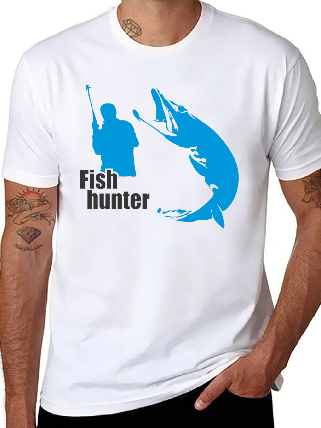 Fish Hunter Graphic Tee - Anglers Dream