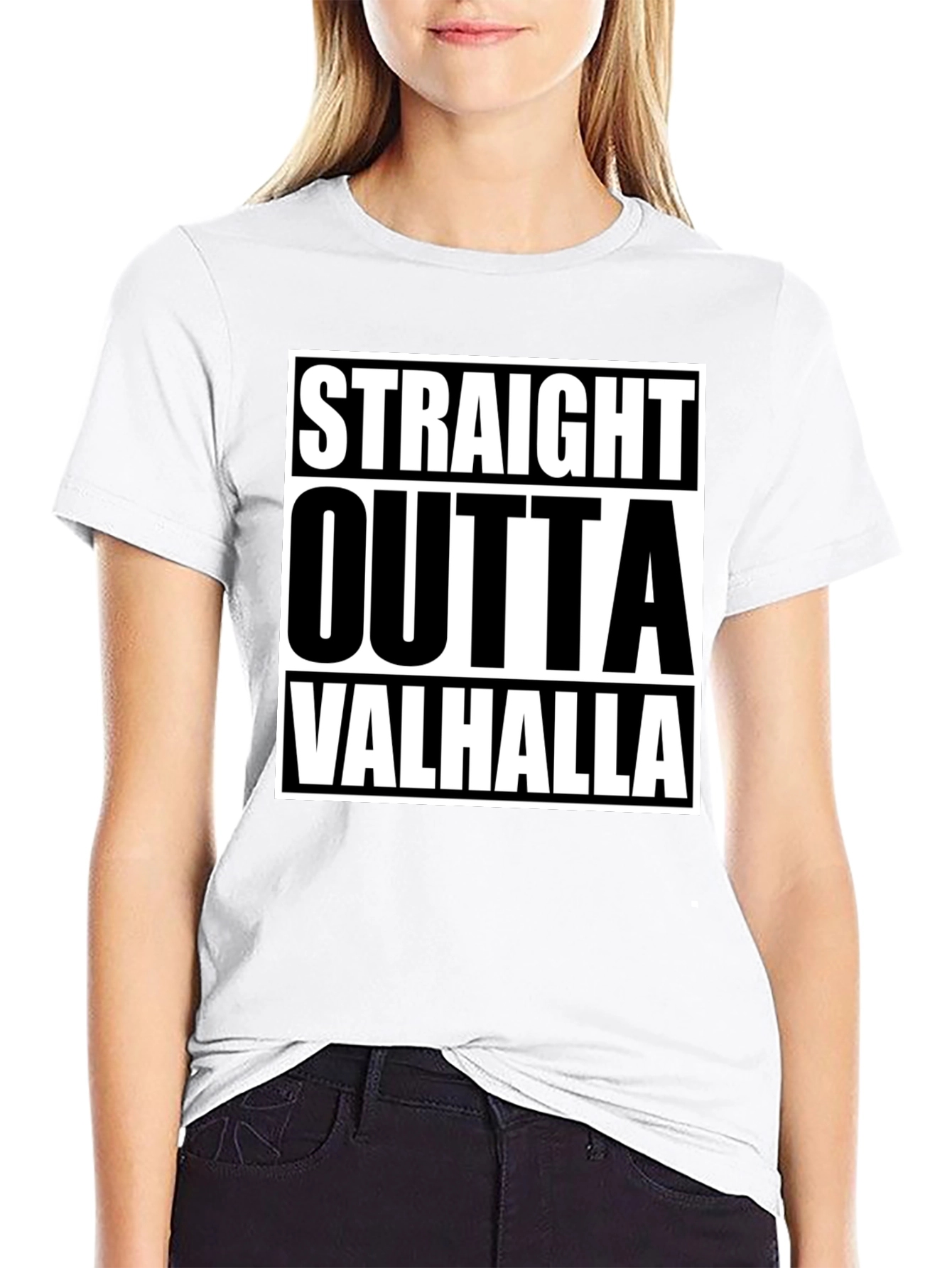Straight Outta Valhalla Graphic Tee