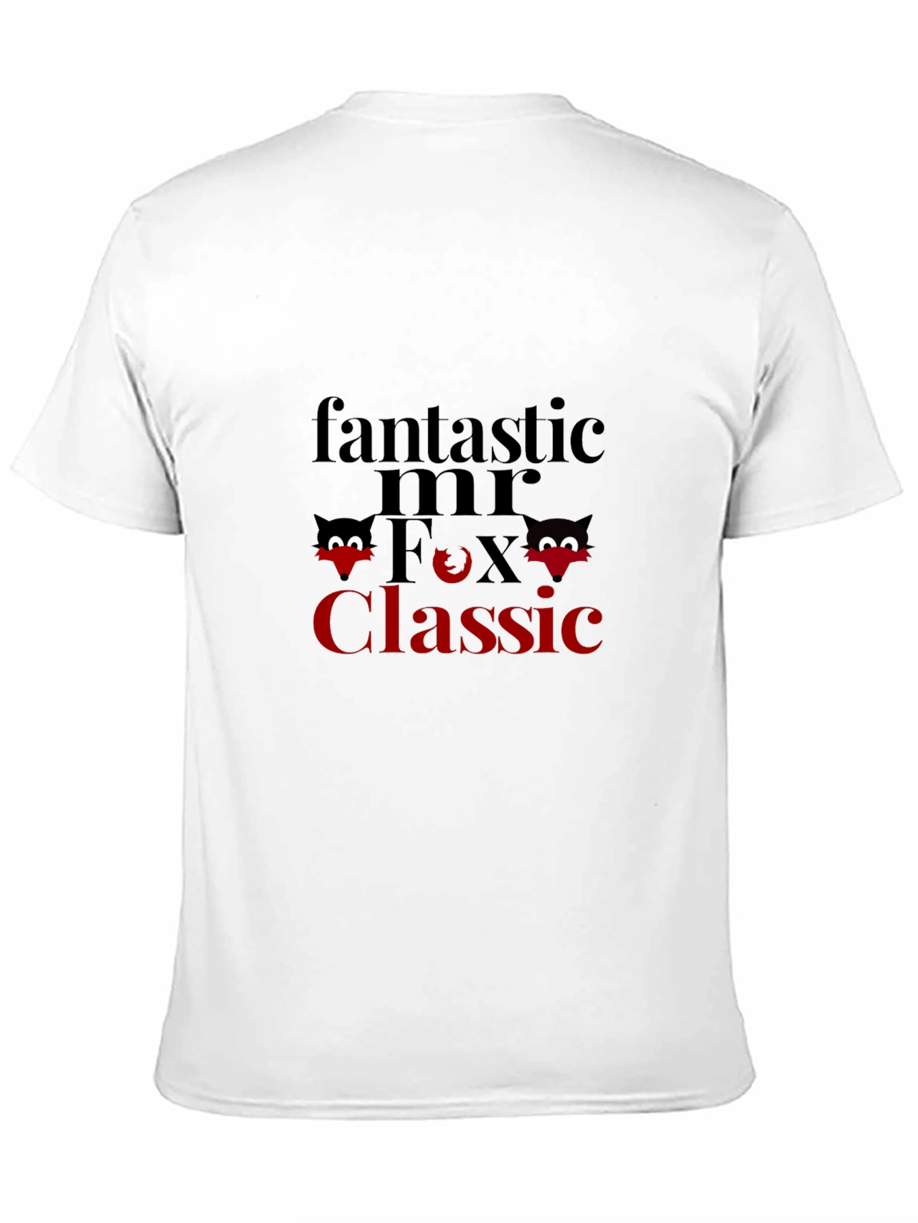 Fantastic Mr Fox Classic Black T-Shirt