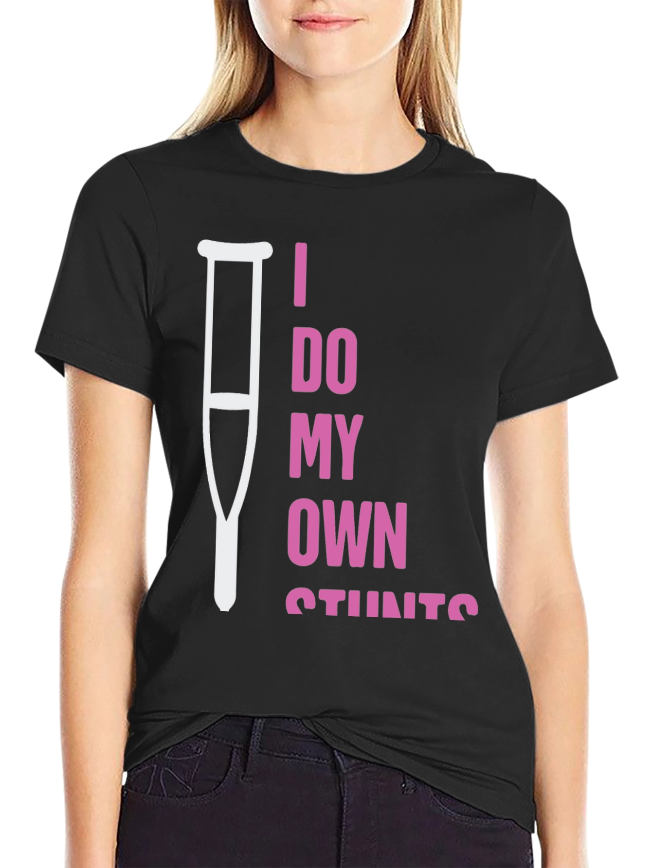 I Do My Own Stunts Humor T-Shirt