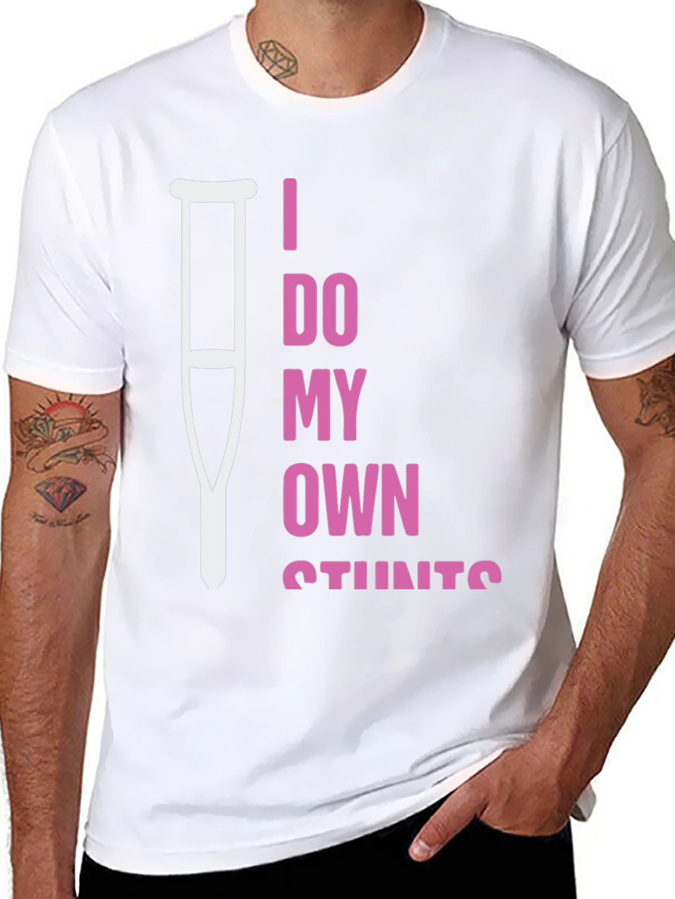 I Do My Own Stunts Humor T-Shirt