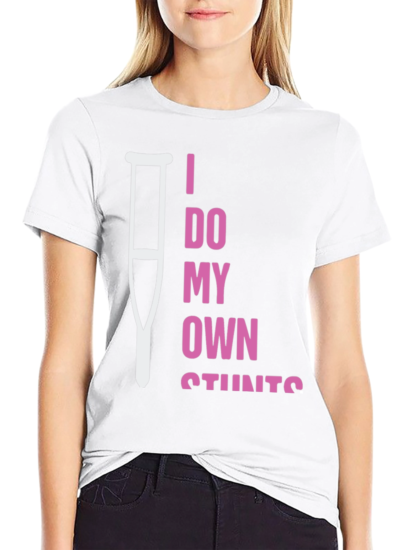 I Do My Own Stunts Humor T-Shirt