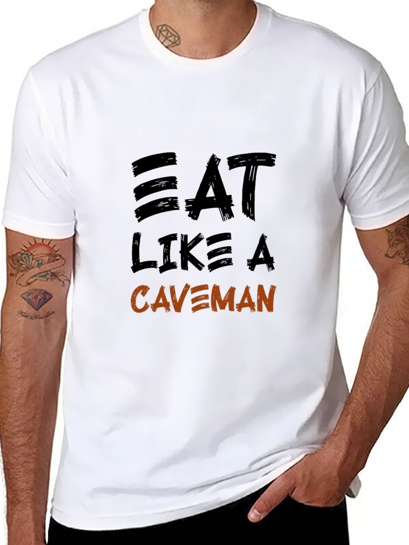 Eat Like a Caveman Graphic T-Shirt