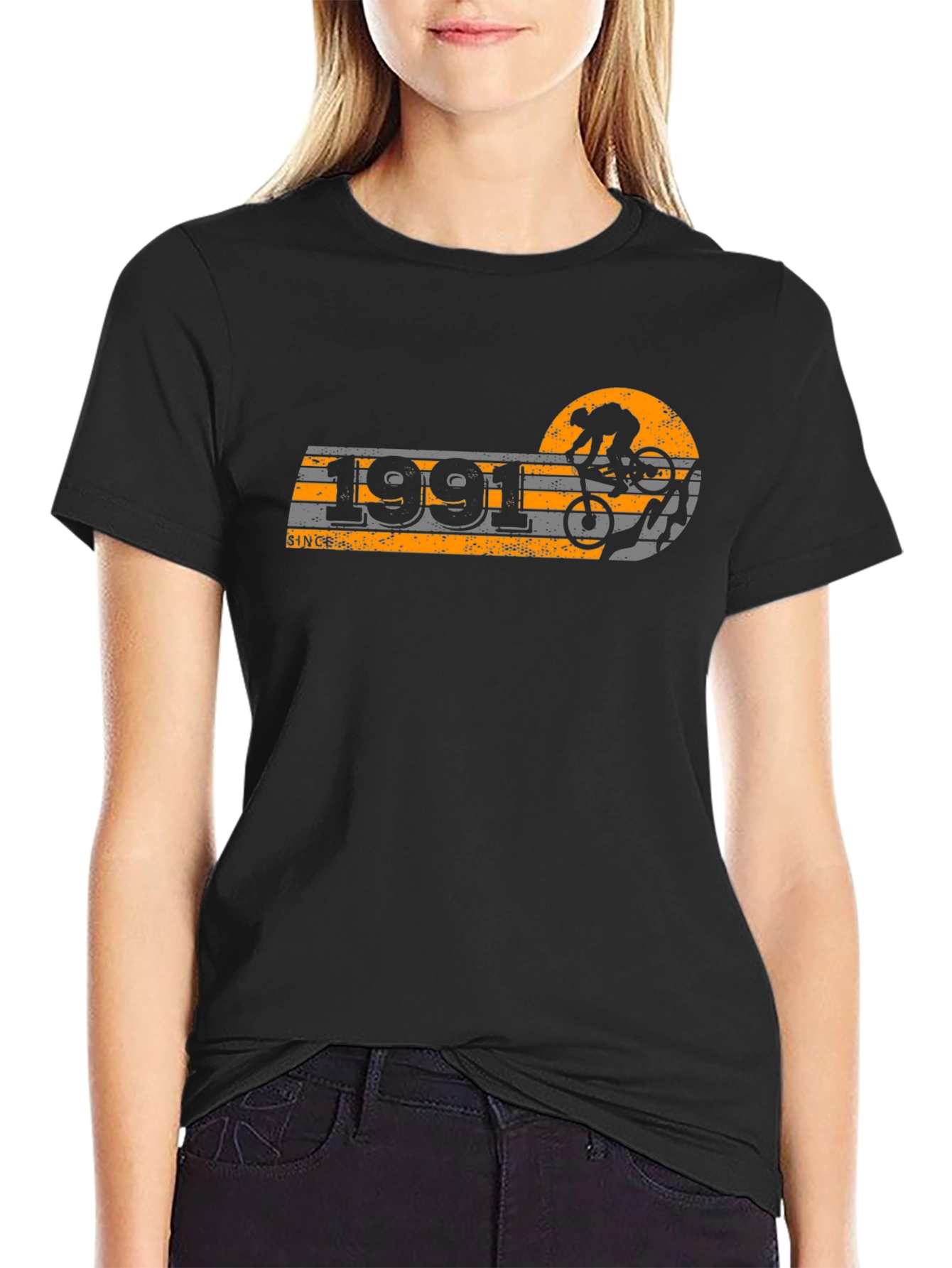 Since 1991 Biker T-Shirt - Black