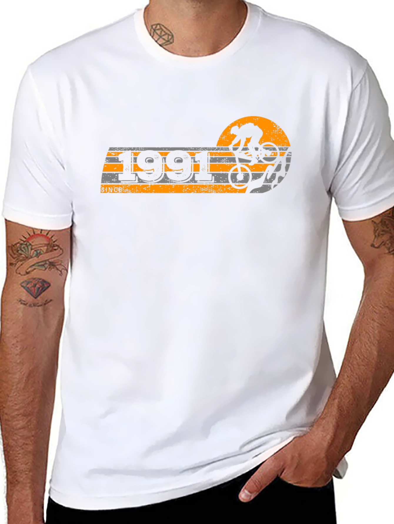 Since 1991 Biker T-Shirt - Black
