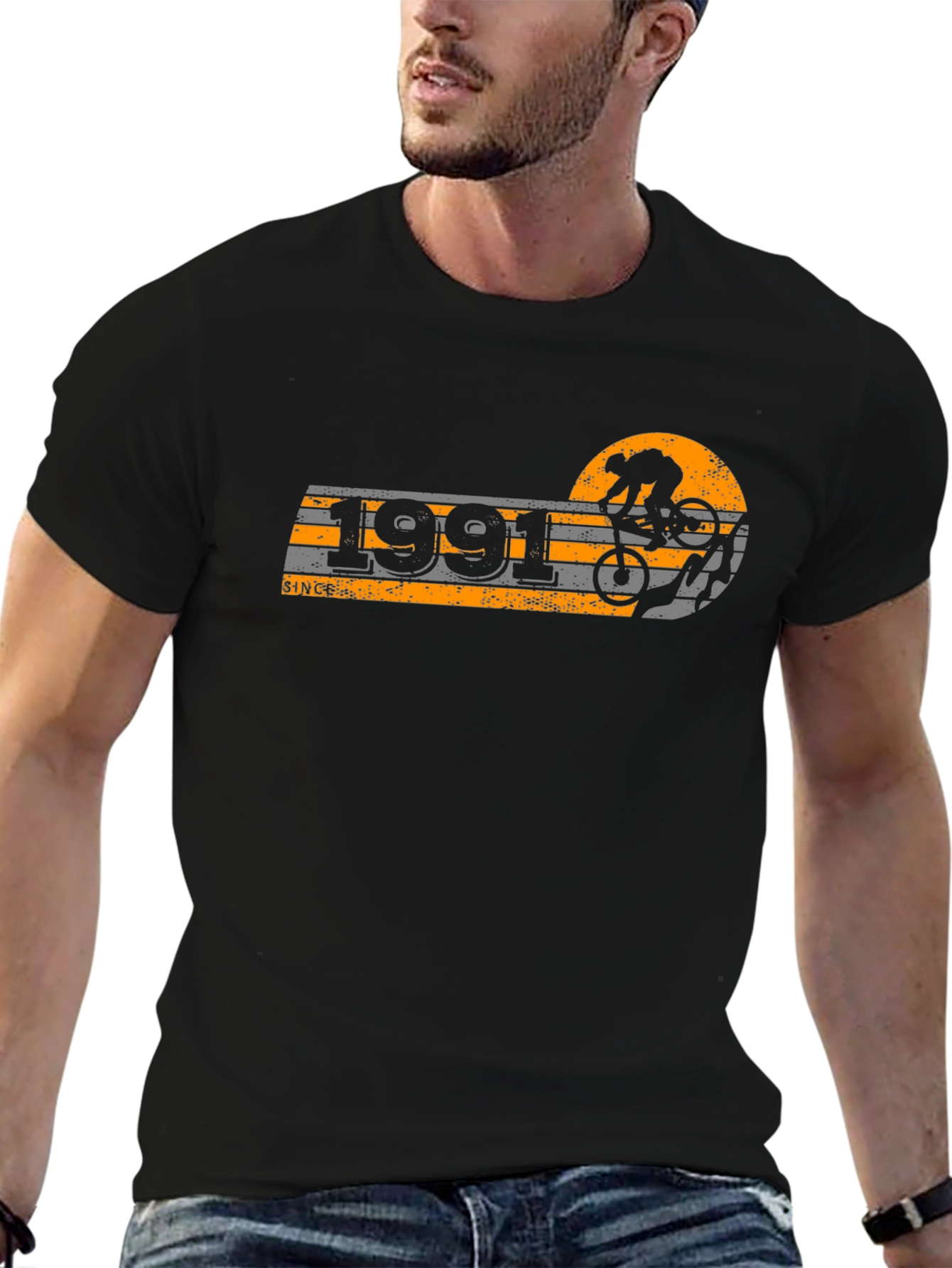 Since 1991 Biker T-Shirt - Black