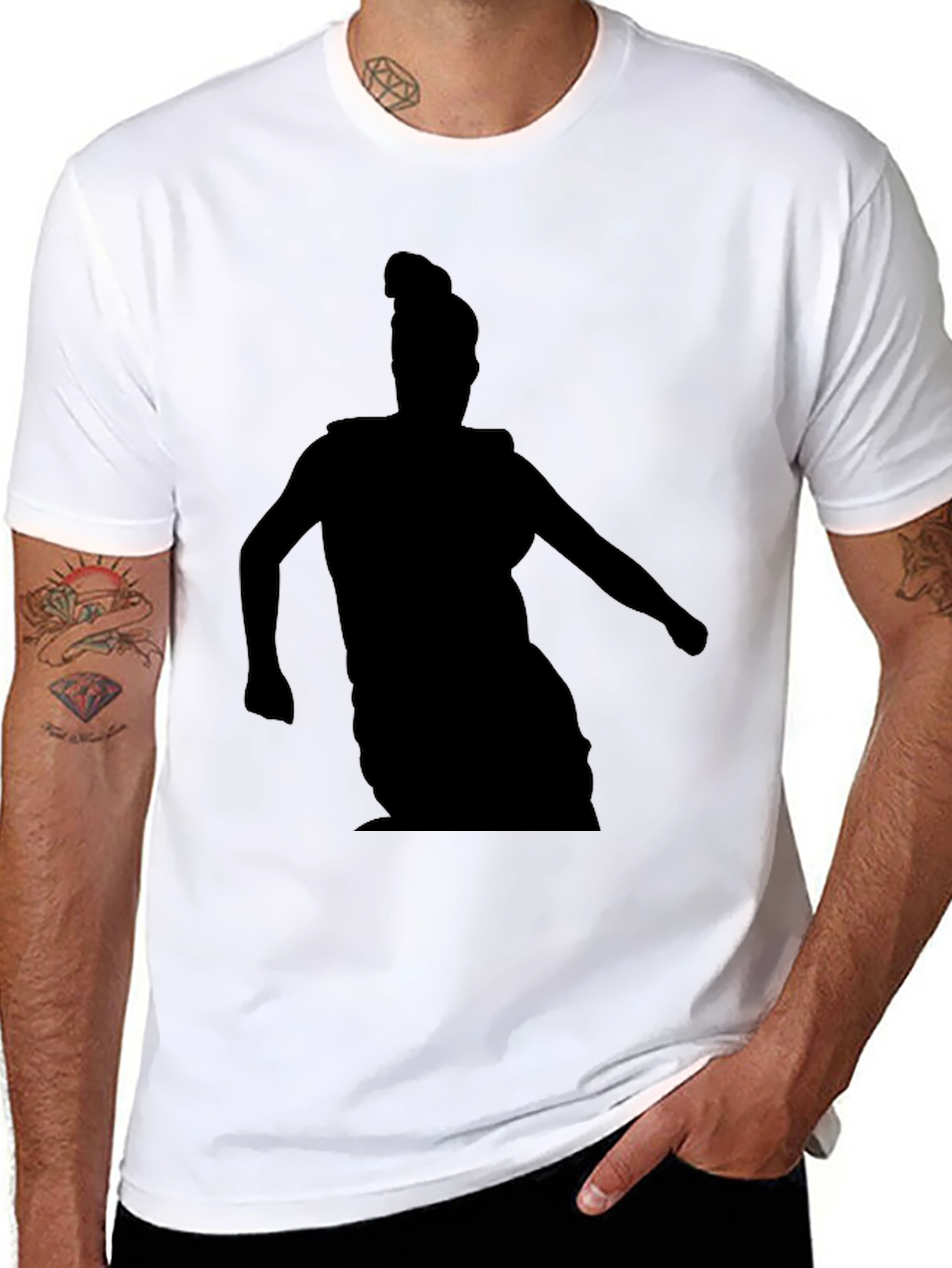 Silhouette Graphic T-Shirt - Modern Urban Style