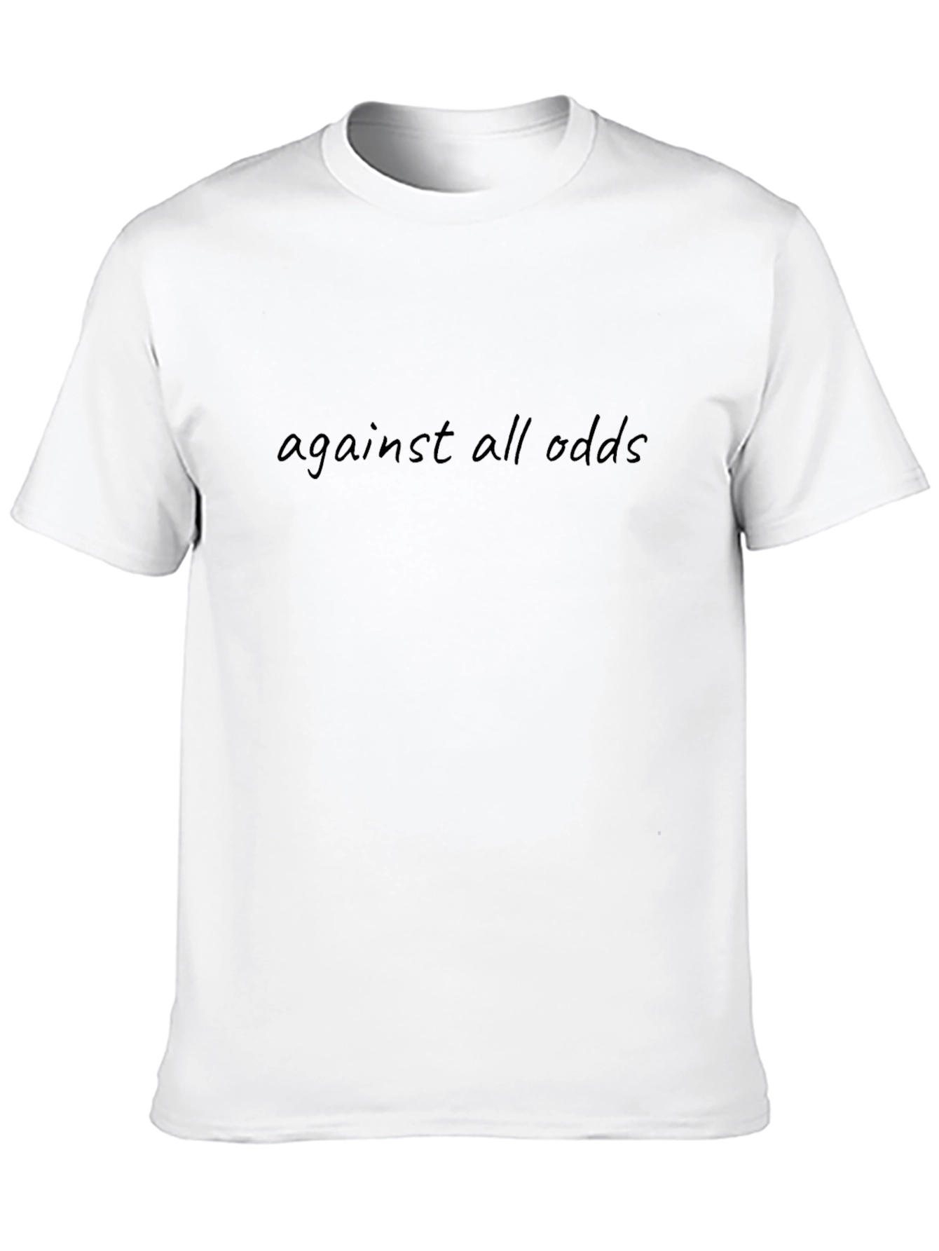 Against All Odds Graphic Tee - Black
