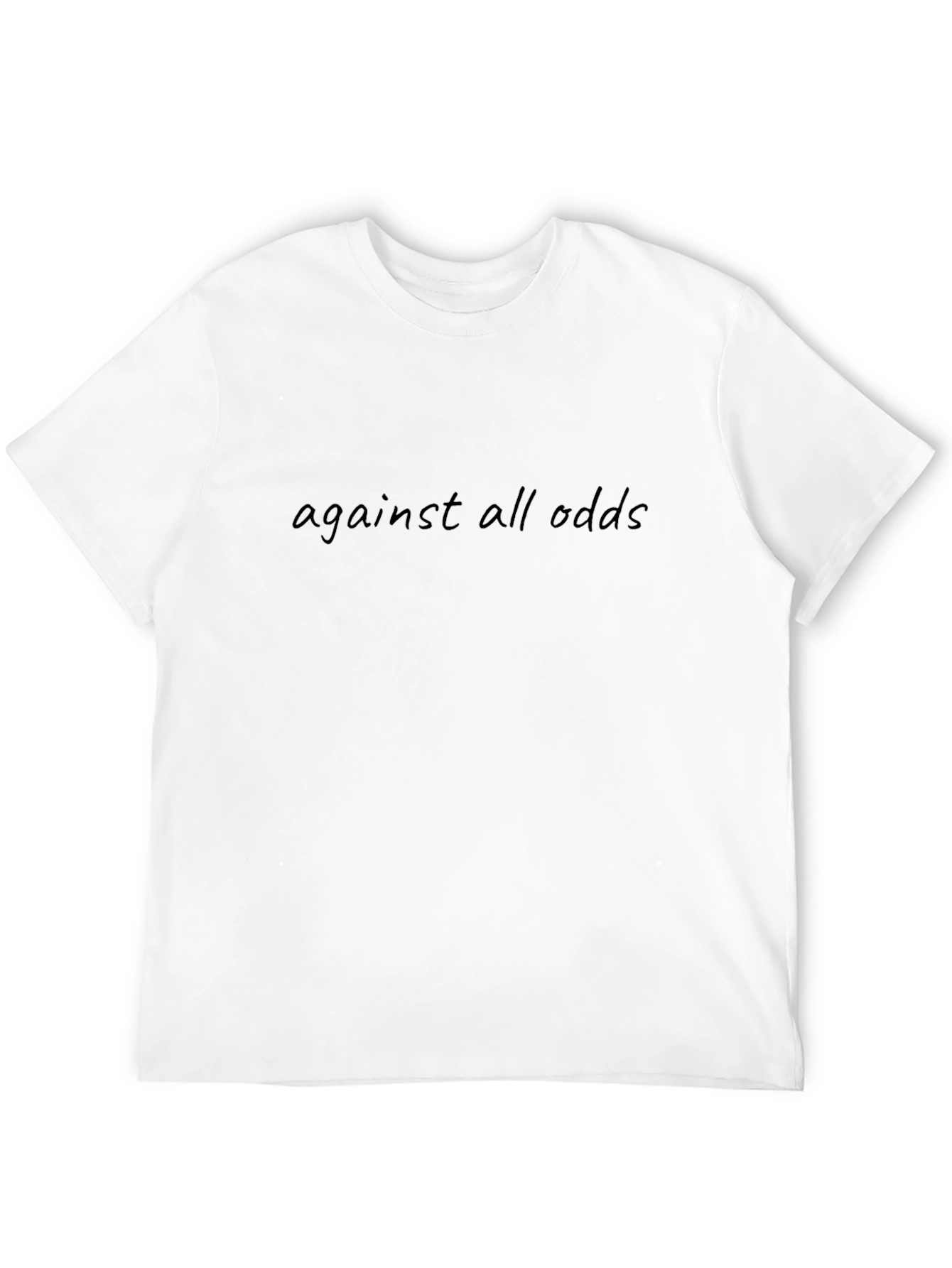 Against All Odds Graphic Tee - Black
