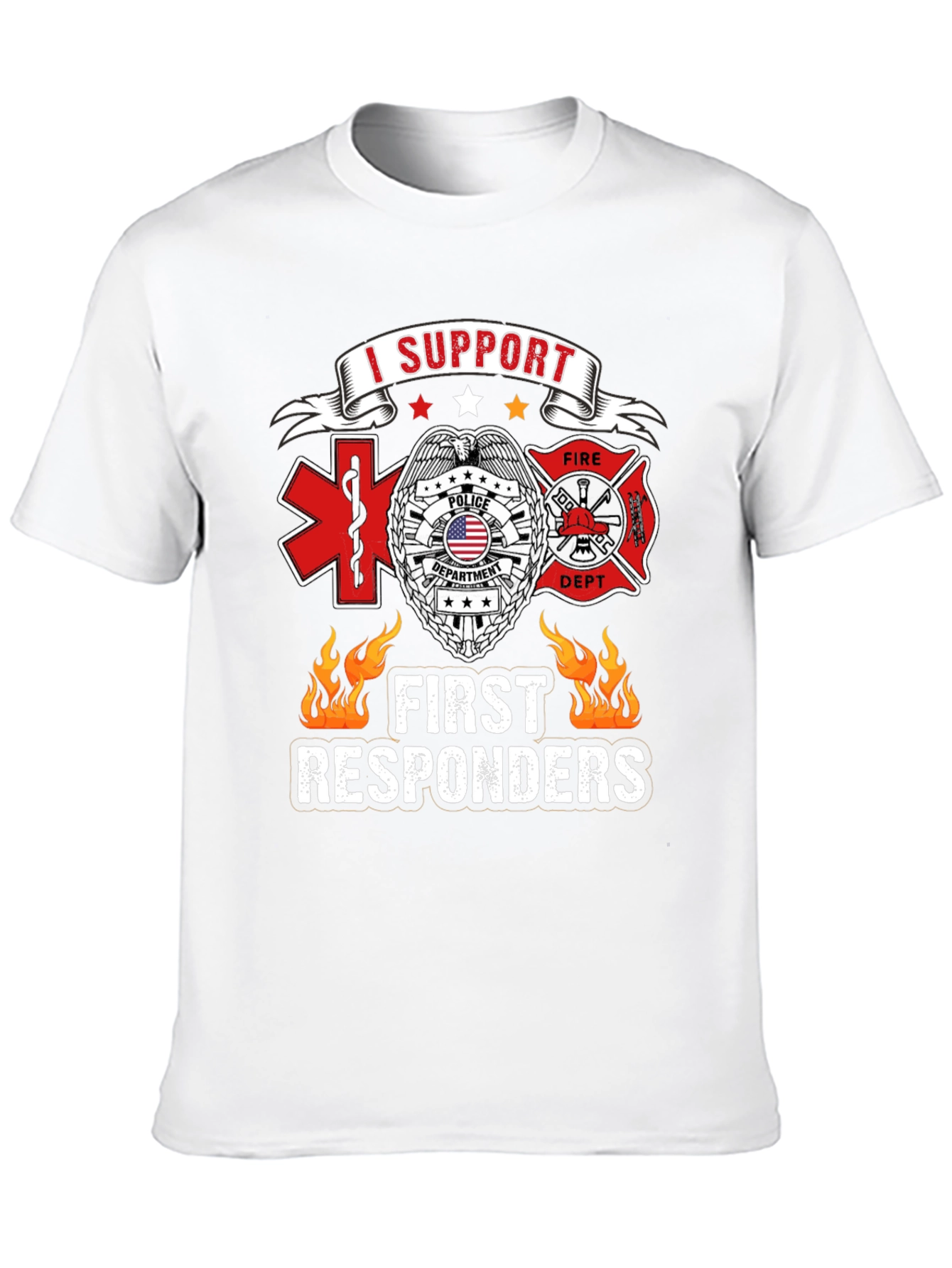 I Support First Responders T-Shirt